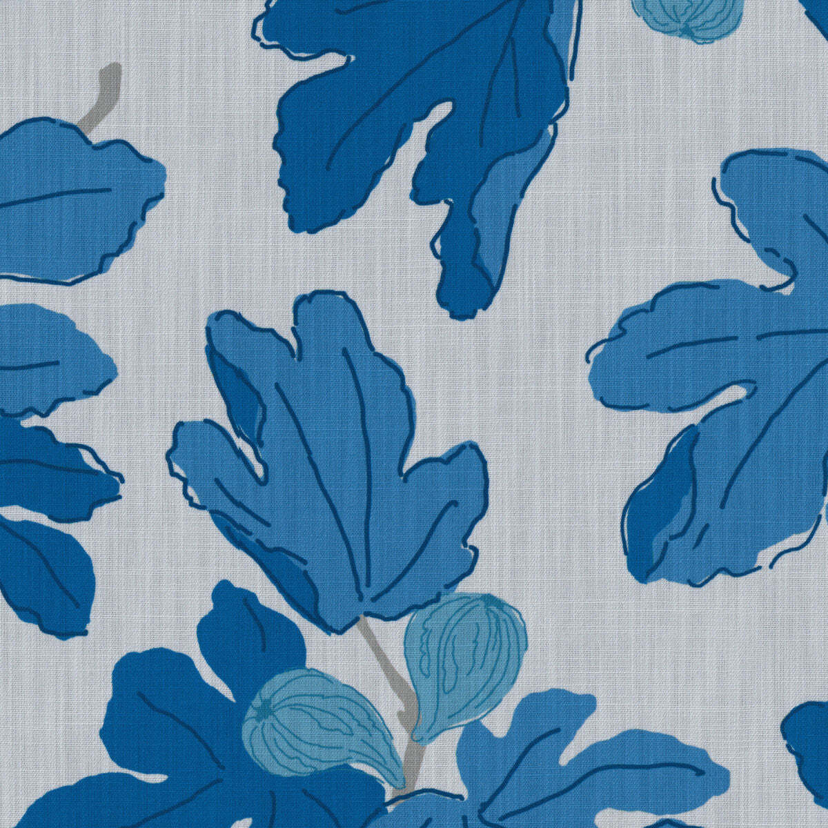 Figuier Outdoor - Blue - Brunschwig & Fils Fabric