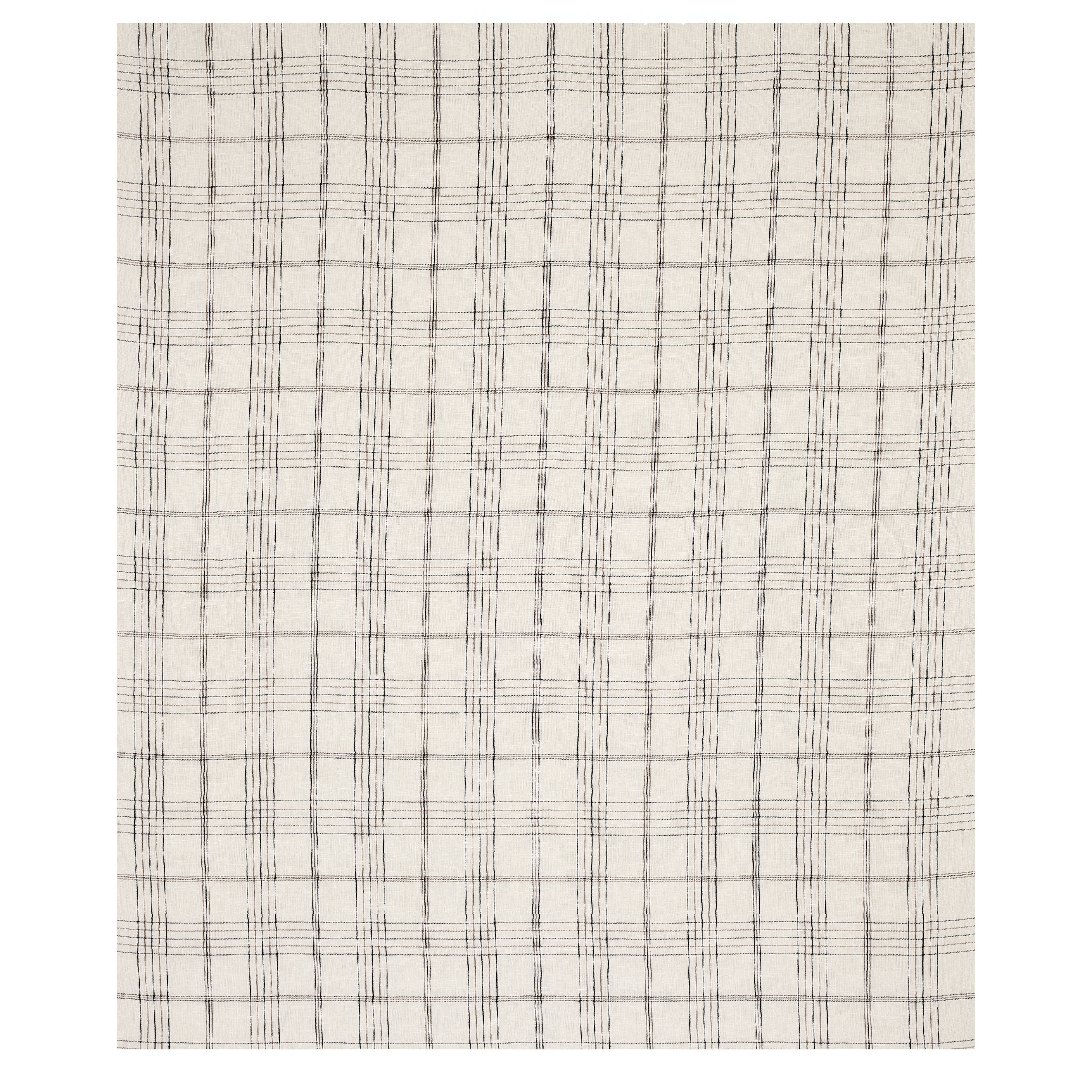 NILS-PLAID-LINEN-CHARCOAL-SCHUMACHER-80302 - Schumacher Fabric