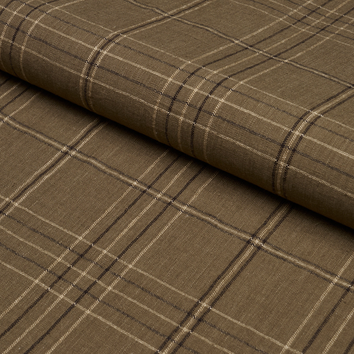 NILS-PLAID-LINEN-LICHEN-SCHUMACHER-80304 - Schumacher Fabric