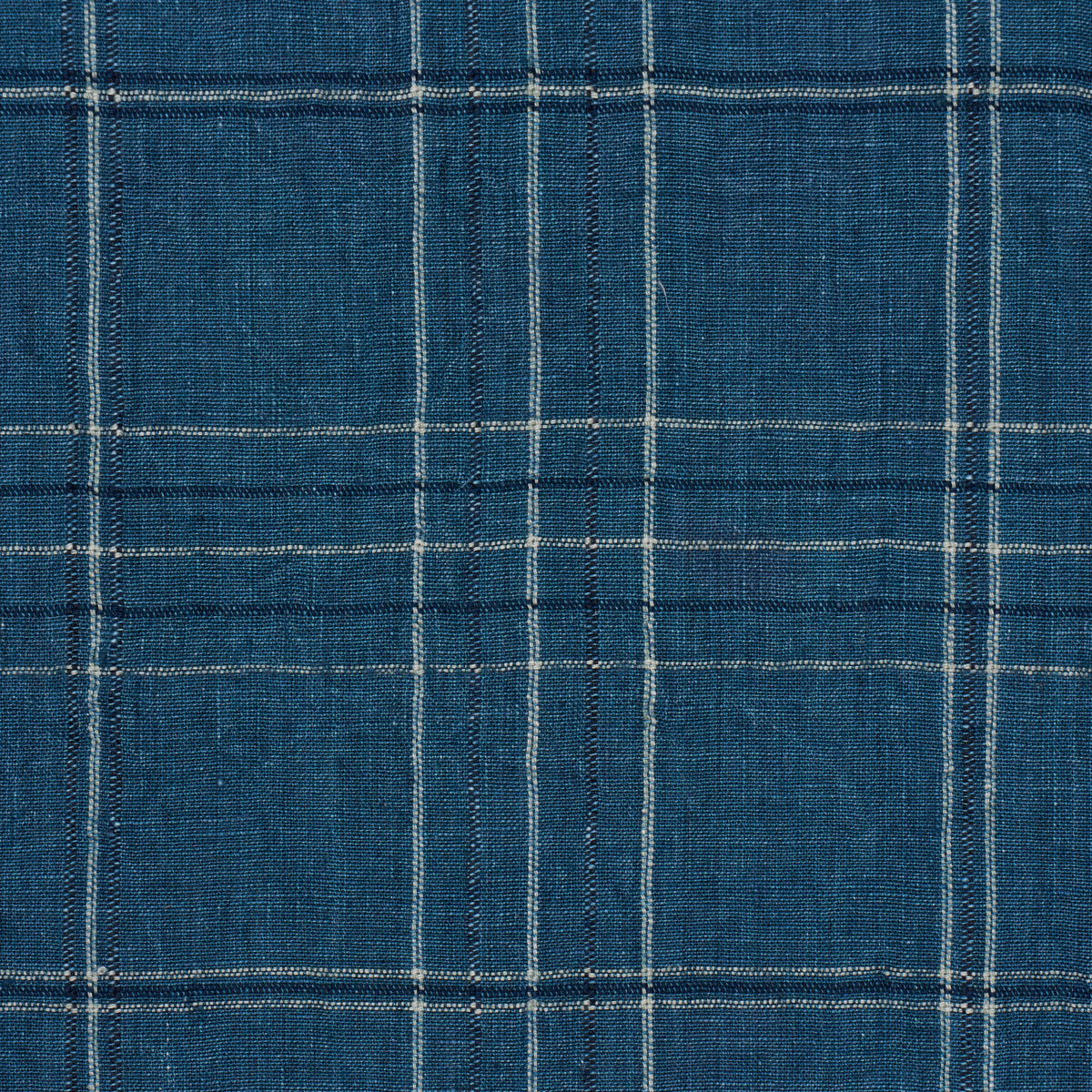 NILS-PLAID-LINEN-DENIM-SCHUMACHER-80305 - Schumacher Fabric