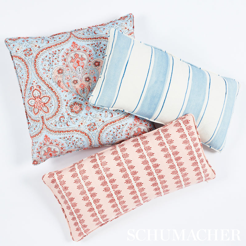ALVA-HAND-BLOCK-PRINT-BLUSH-SCHUMACHER-80520 - Schumacher Fabric