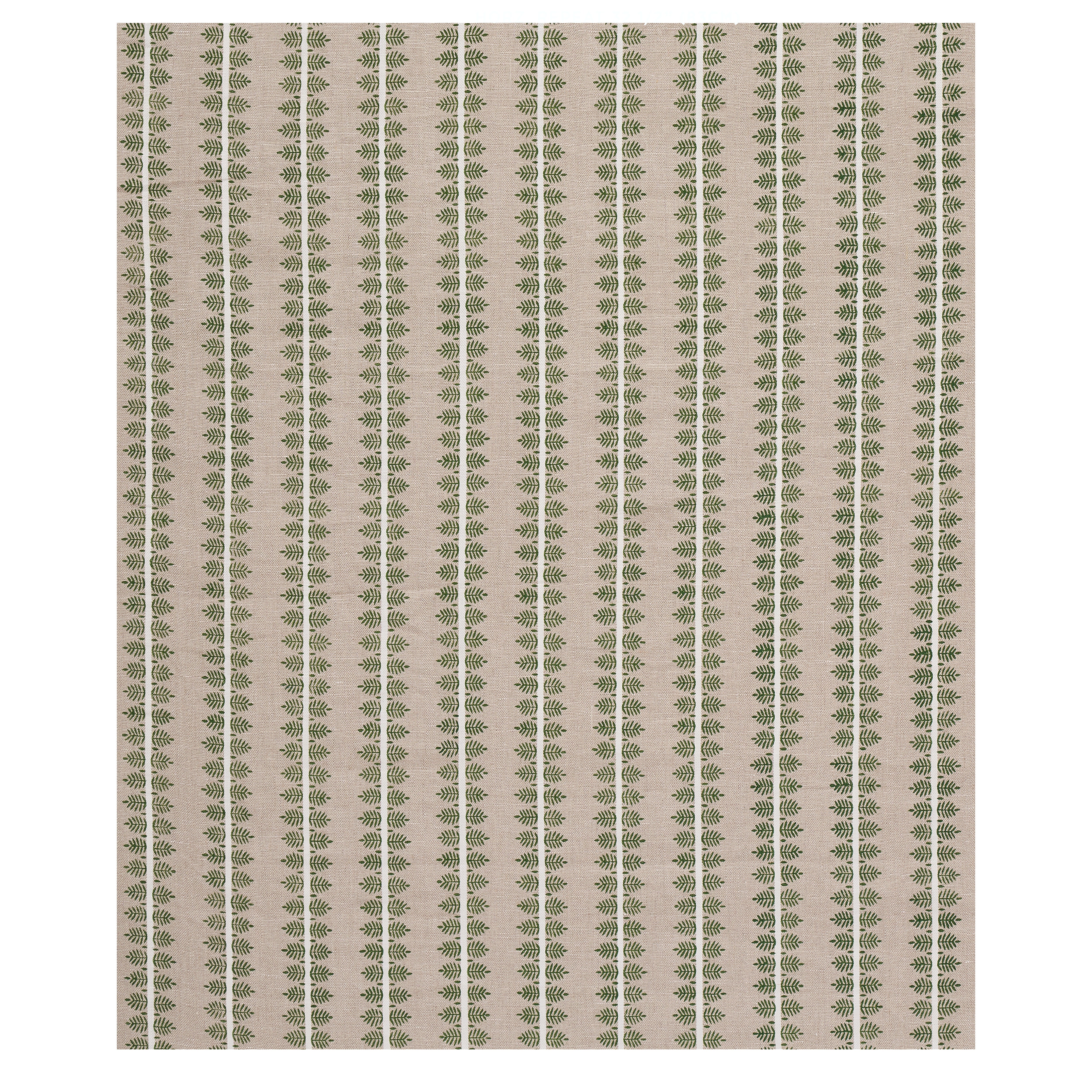 ALVA-HAND-BLOCK-PRINT-GREEN-SCHUMACHER-80521 - Schumacher Fabric