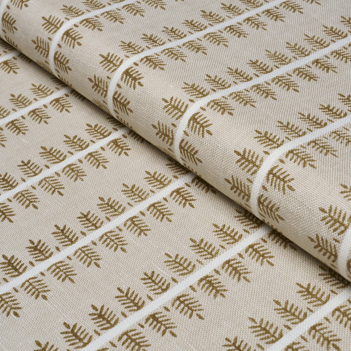 ALVA-HAND-BLOCK-PRINT-OCHRE-SCHUMACHER-80525 - Schumacher Fabric
