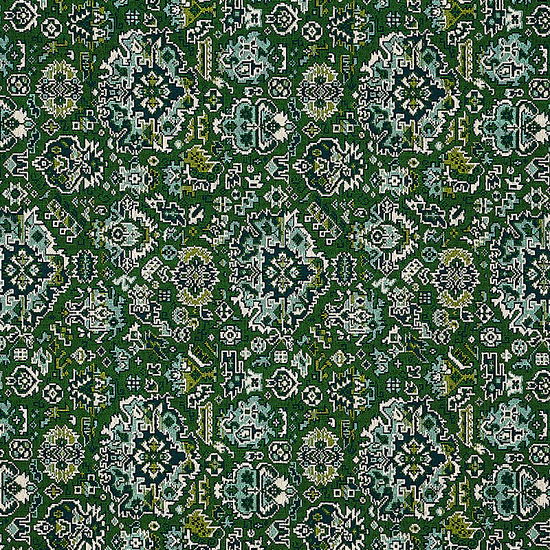 PALLAY-EPINGLE-EMERALD-SCHUMACHER-80620 - Schumacher Fabric