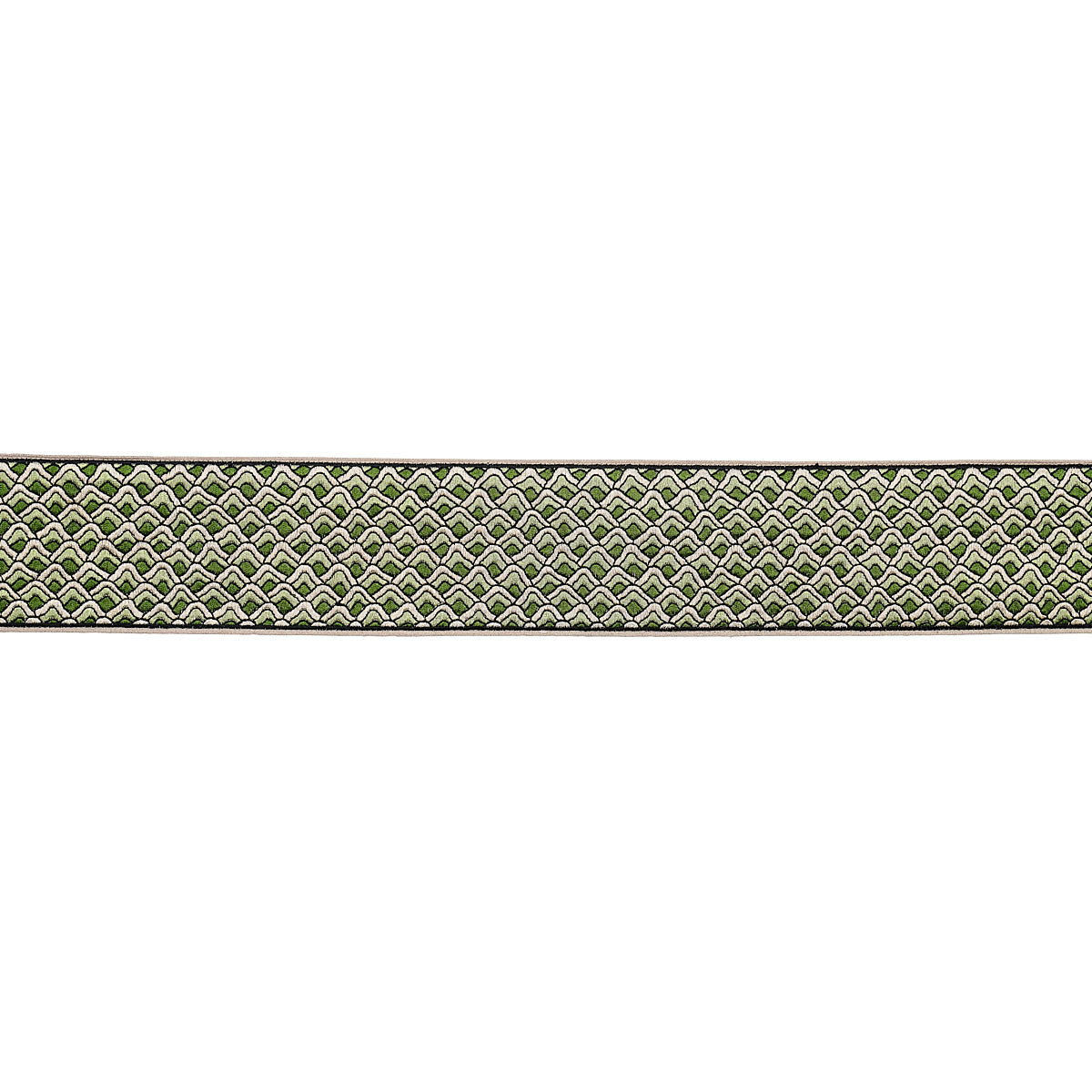 SUNRISE-EMBROIDERY-TAPE-EMERALD-SCHUMACHER-80892 - Schumacher Trim
