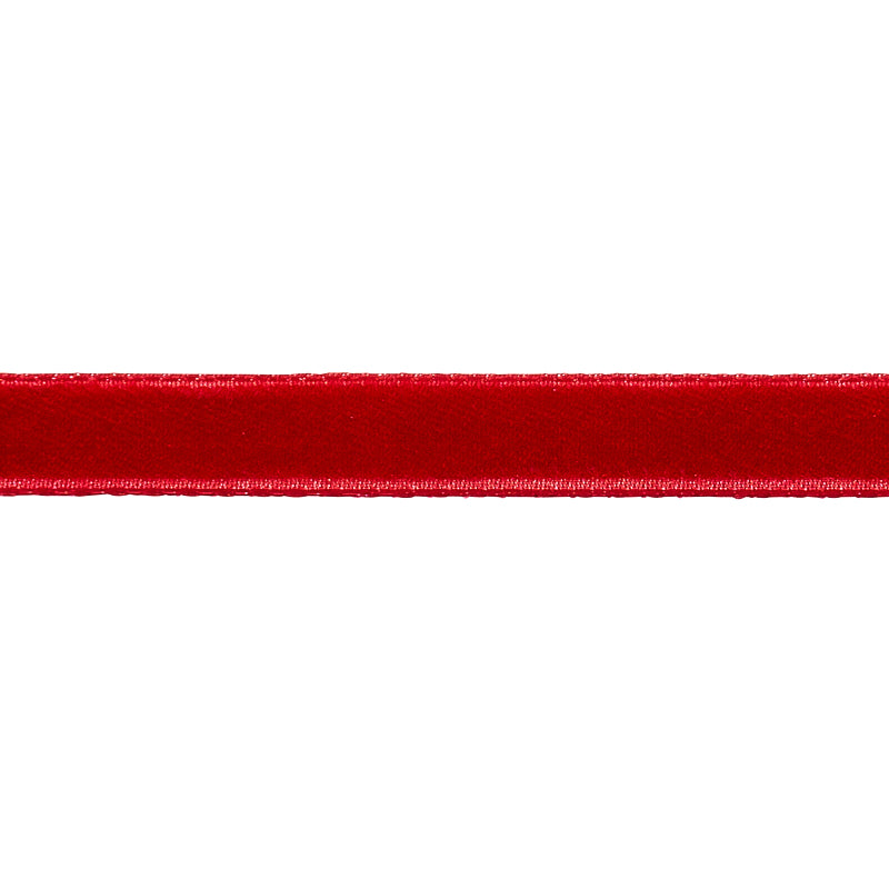 VELVET-TAPE-NARROW-CRIMSON-SCHUMACHER-80927 - Schumacher Trim