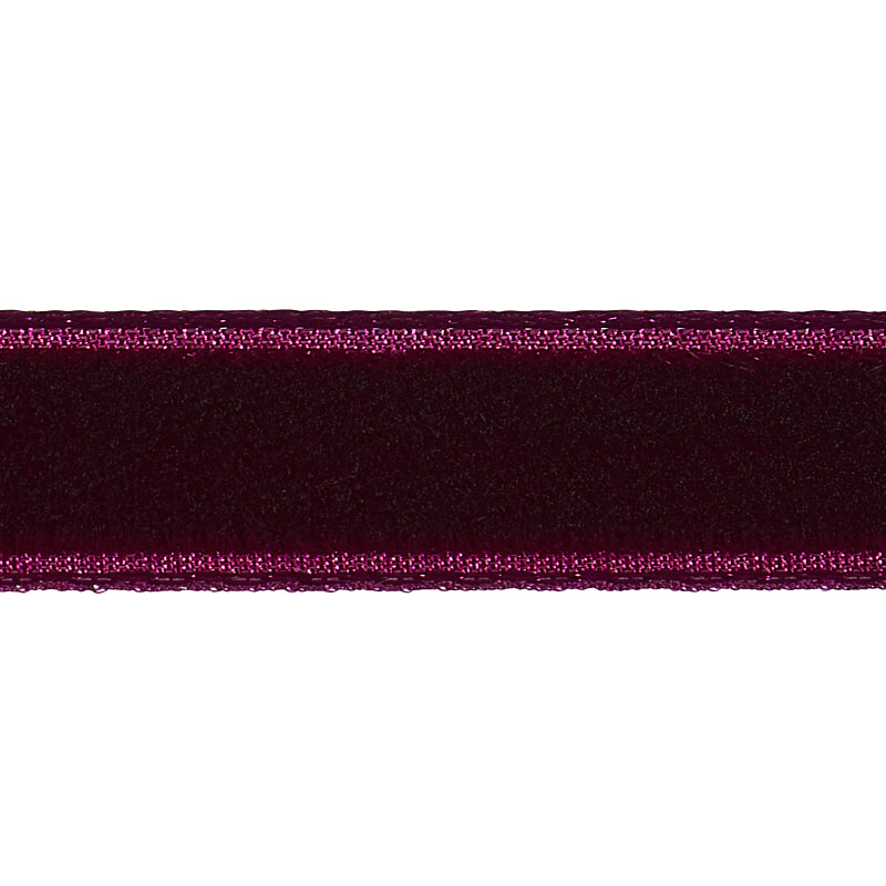 VELVET-TAPE-NARROW-AUBERGINE-SCHUMACHER-80928 - Schumacher Trim