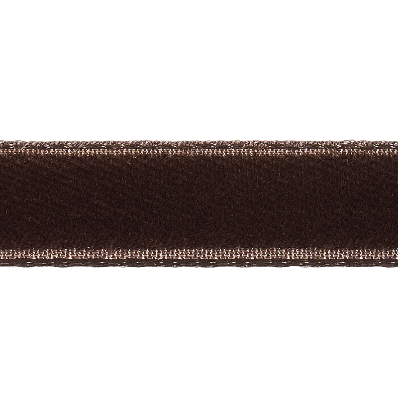 VELVET-TAPE-NARROW-TRUFFLE-SCHUMACHER-80929 - Schumacher Trim