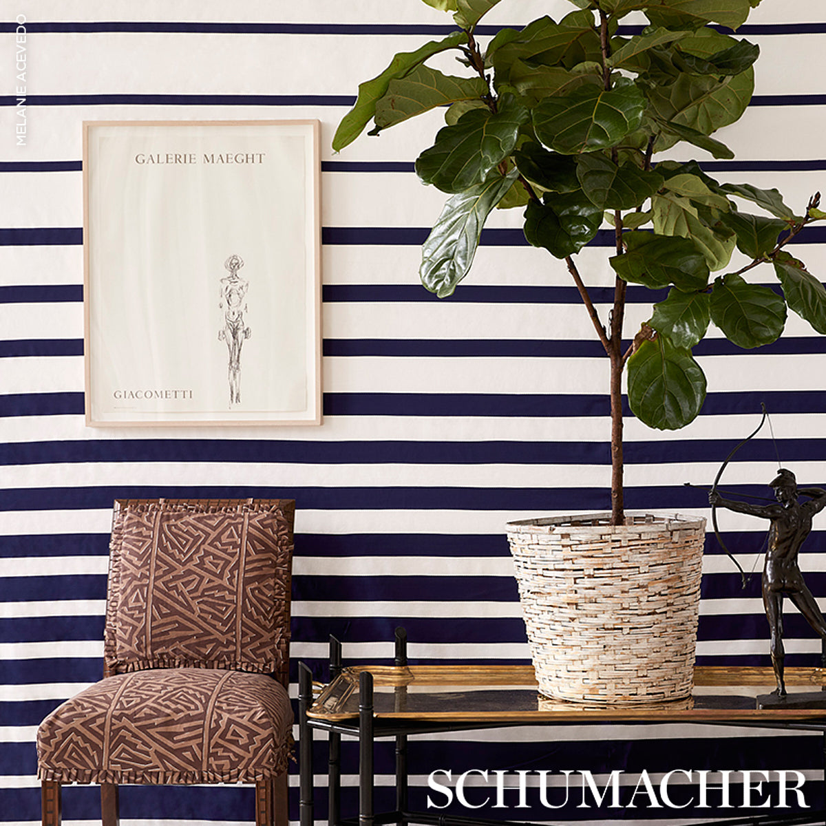 RIBBON-APPLIQU-PANEL-NAVY-ON-IVORY-SCHUMACHER-81141