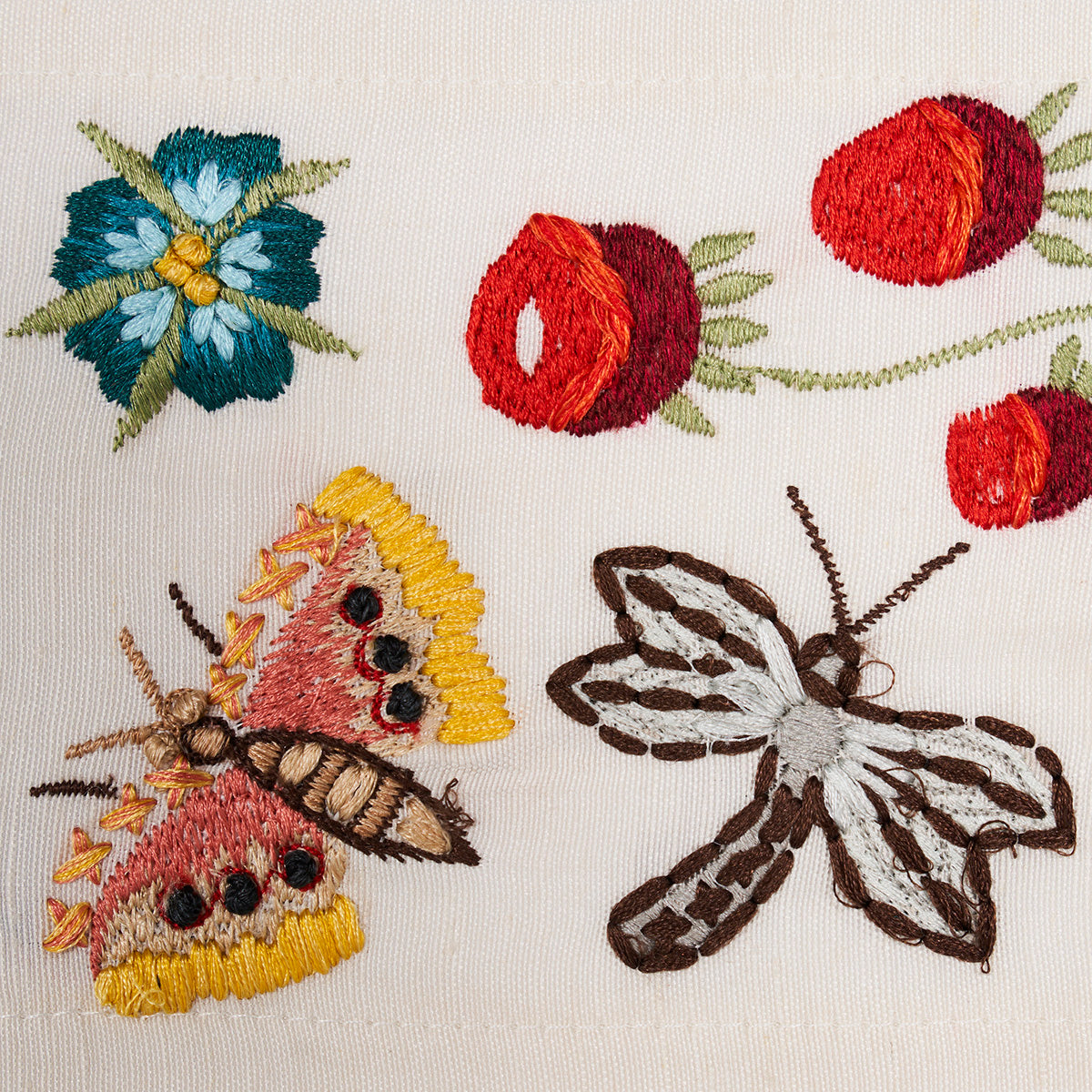 ROYAL-SILK-EMBROIDERY-TRIM-MULTI-SCHUMACHER-81240 - Schumacher Trim