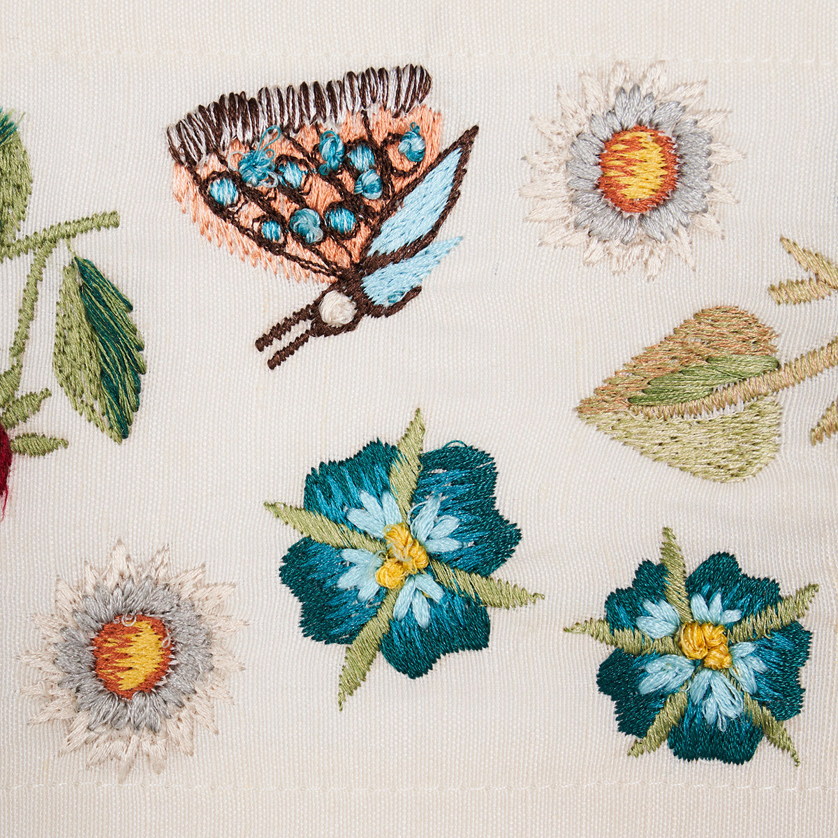 ROYAL-SILK-EMBROIDERY-TRIM-MULTI-SCHUMACHER-81240 - Schumacher Trim