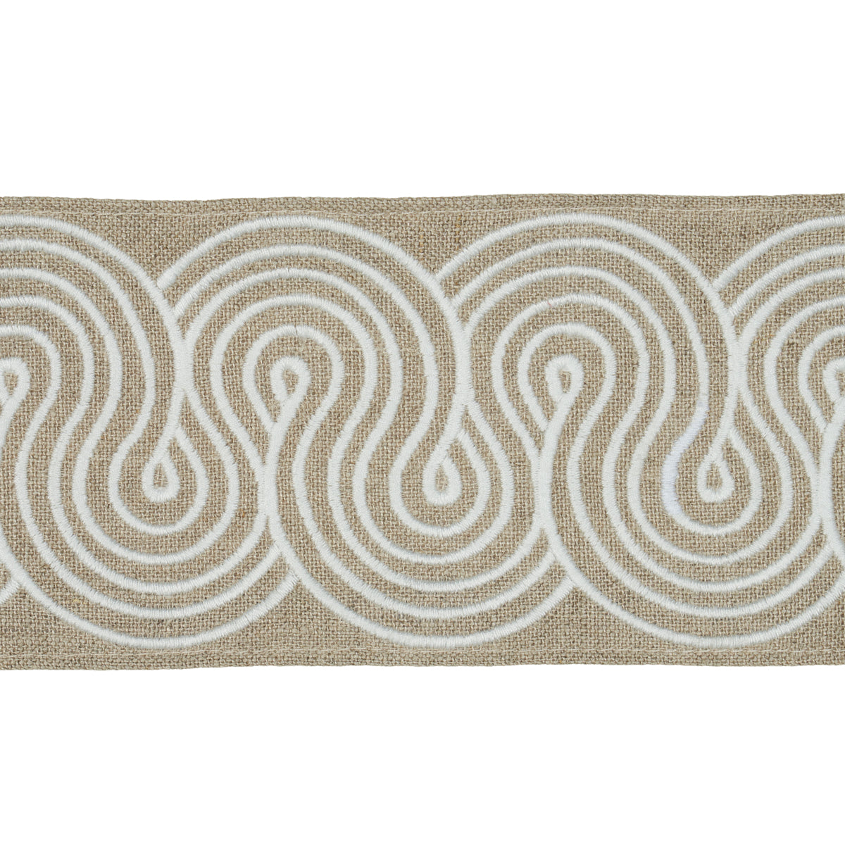 GIRALDI-EMBROIDERED-TRIM-LINEN-SCHUMACHER-81251 - Schumacher Trim