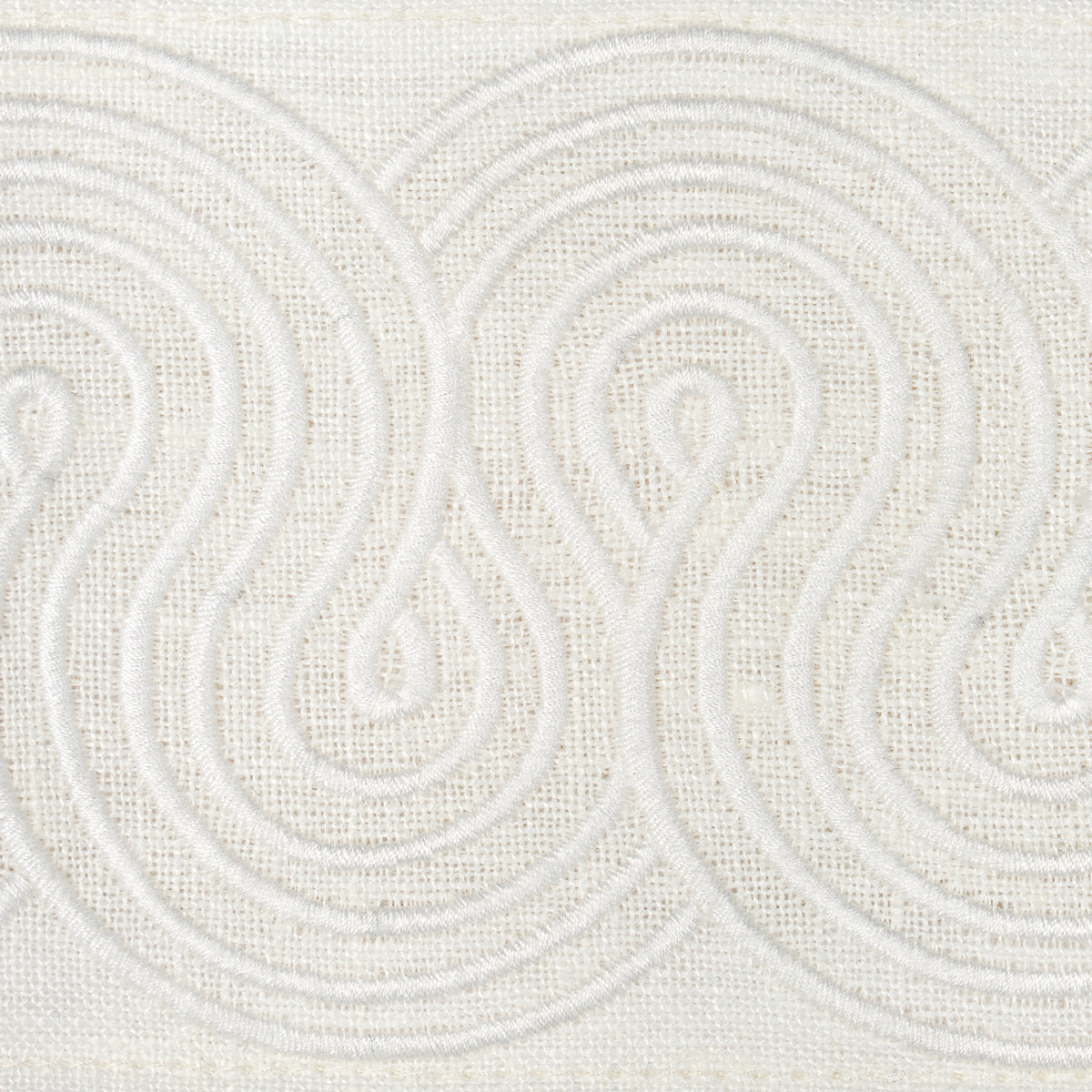 GIRALDI-EMBROIDERED-TRIM-IVORY-SCHUMACHER-81252 - Schumacher Trim