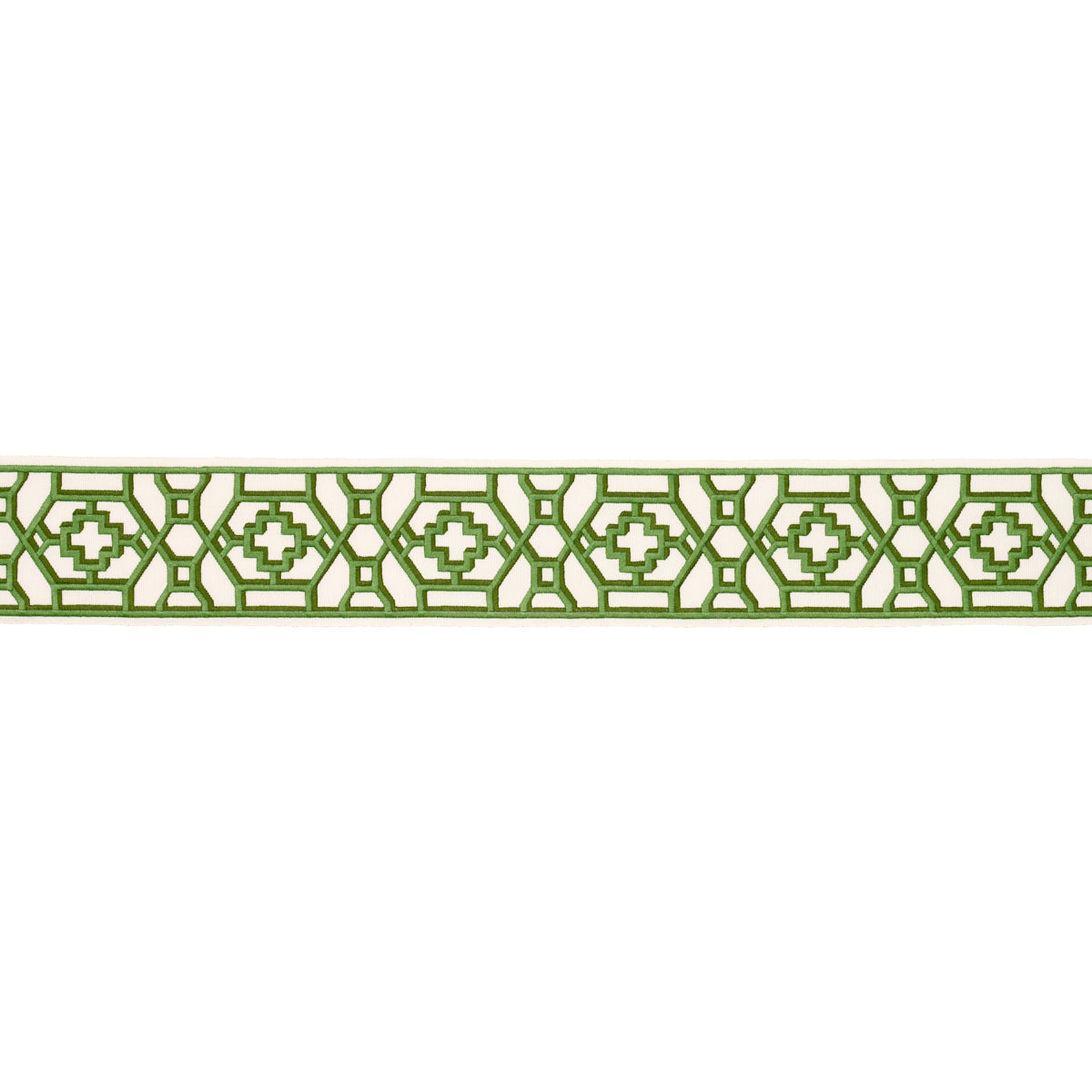 ZANZIBAR-TRELLIS-TAPE-JADE-SCHUMACHER-81281 - Schumacher Trim