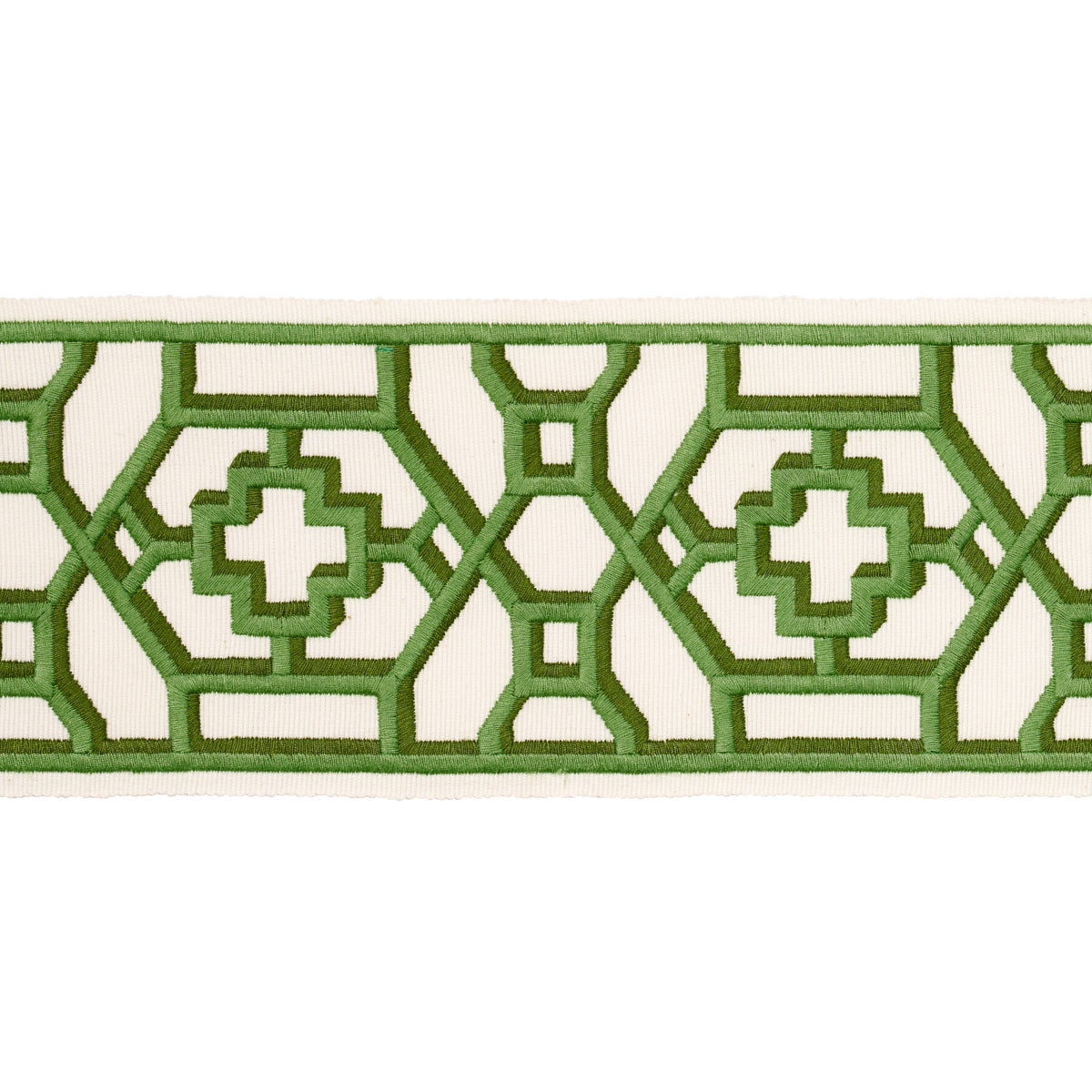 ZANZIBAR-TRELLIS-TAPE-JADE-SCHUMACHER-81281 - Schumacher Trim