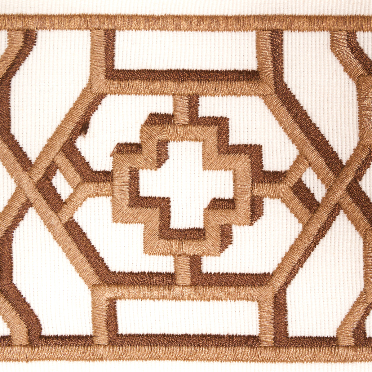 ZANZIBAR-TRELLIS-TAPE-CAMEL-SCHUMACHER-81282 - Schumacher Trim