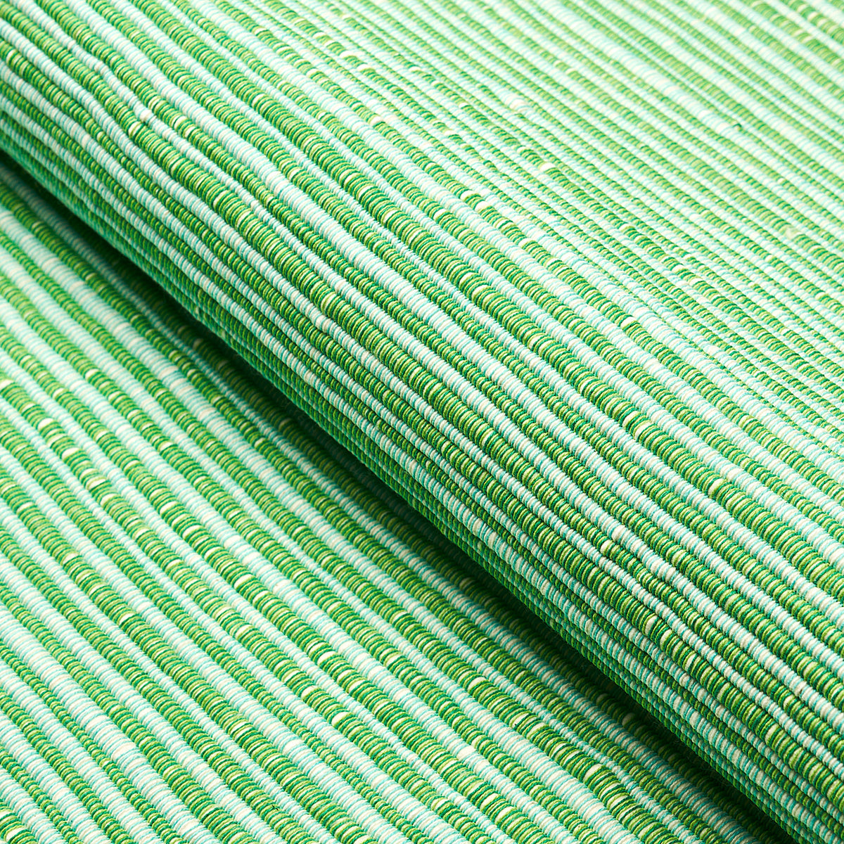 Zeta Handwoven Texture - Green - Schumacher 81371 Fabric - Schumacher Fabric