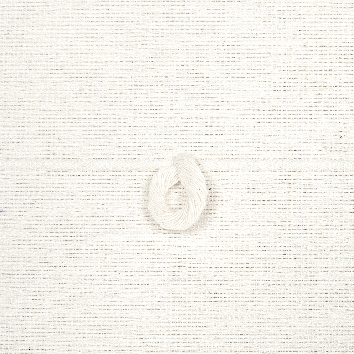 GLOBO-KNOTTED-HANDWOVEN-WHITE-SCHUMACHER-81382 - Schumacher Fabric