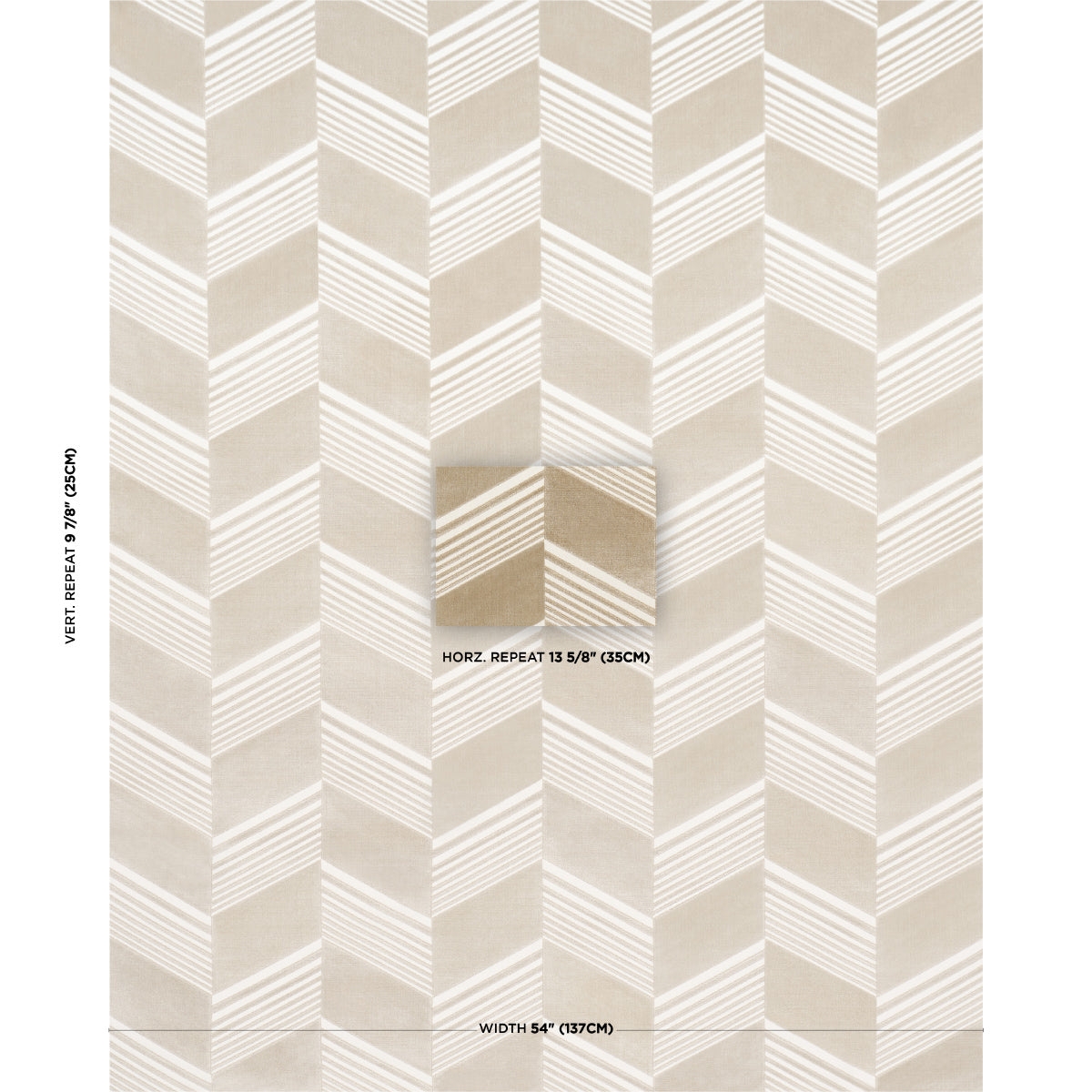JESSIE-CUT-VELVET-SAND-SCHUMACHER-81576 - Schumacher Fabric