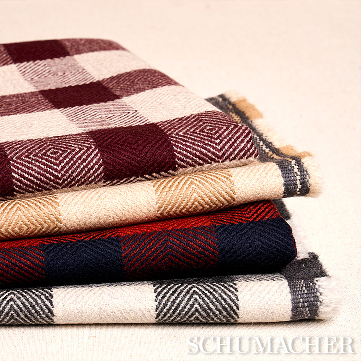 GALT-WOOL-CHECK-AMERICANA-SCHUMACHER-81610 - Schumacher Fabric