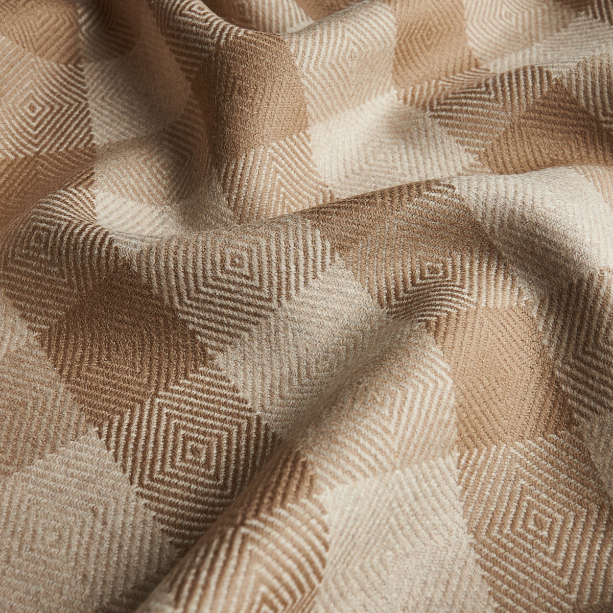 GALT-WOOL-CHECK-COFFEE-SCHUMACHER-81611 - Schumacher Fabric