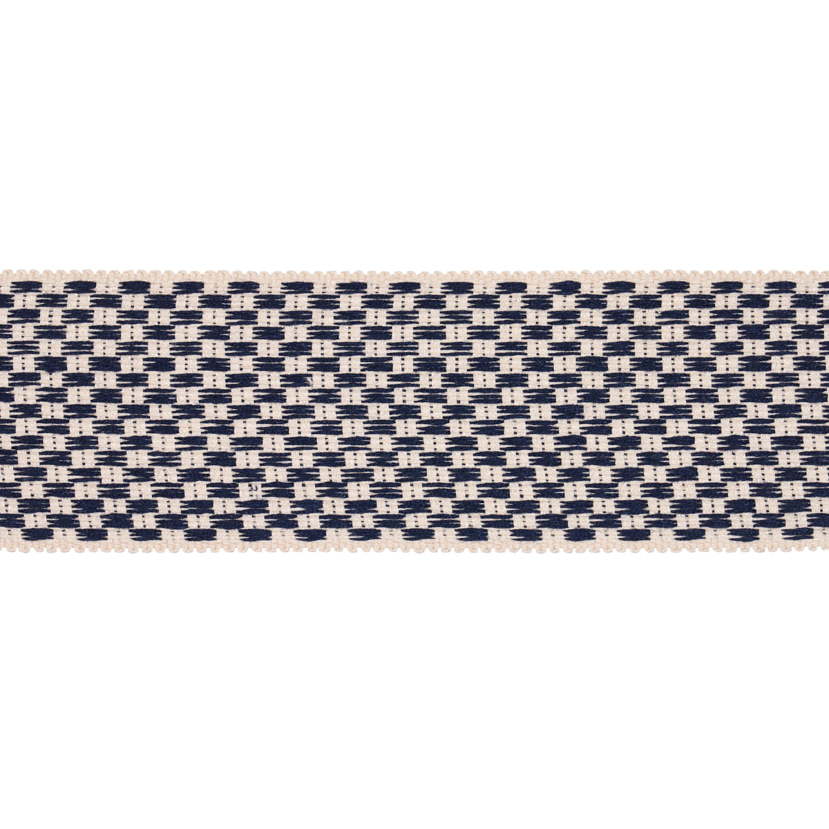 CRAWFORD-CHECK-TAPE-WIDE-INDIGO-SCHUMACHER-81640 - Schumacher Trim