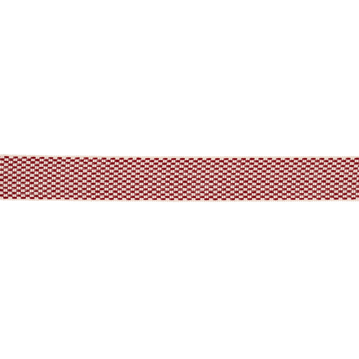 CRAWFORD-CHECK-TAPE-WIDE-CORNWALLIS-RED-SCHUMACHER-81641 - Schumacher Trim