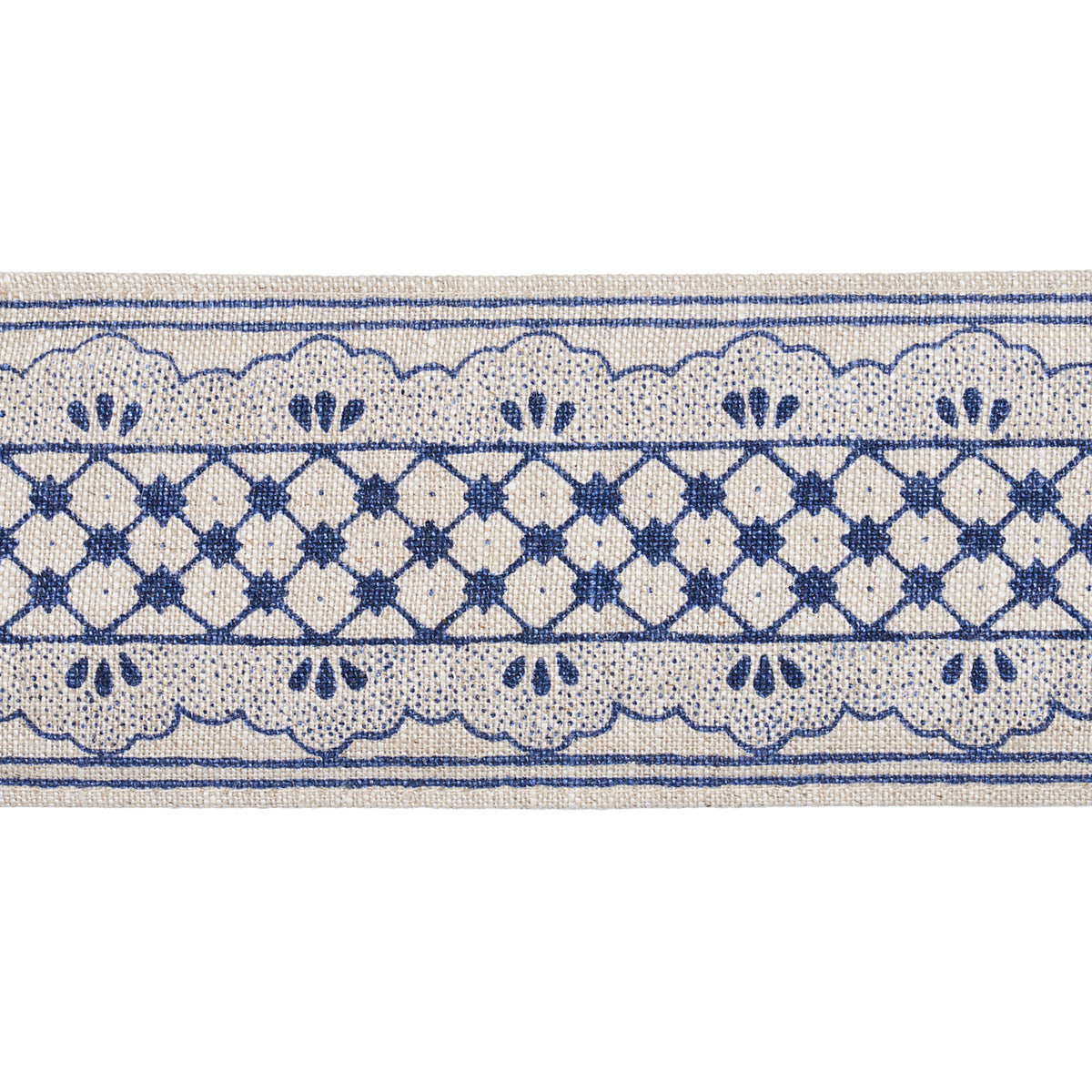 DAVISON-SCALLOPED-TAPE-WASHINGTON-BLUE-SCHUMACHER-81650 - Schumacher Trim
