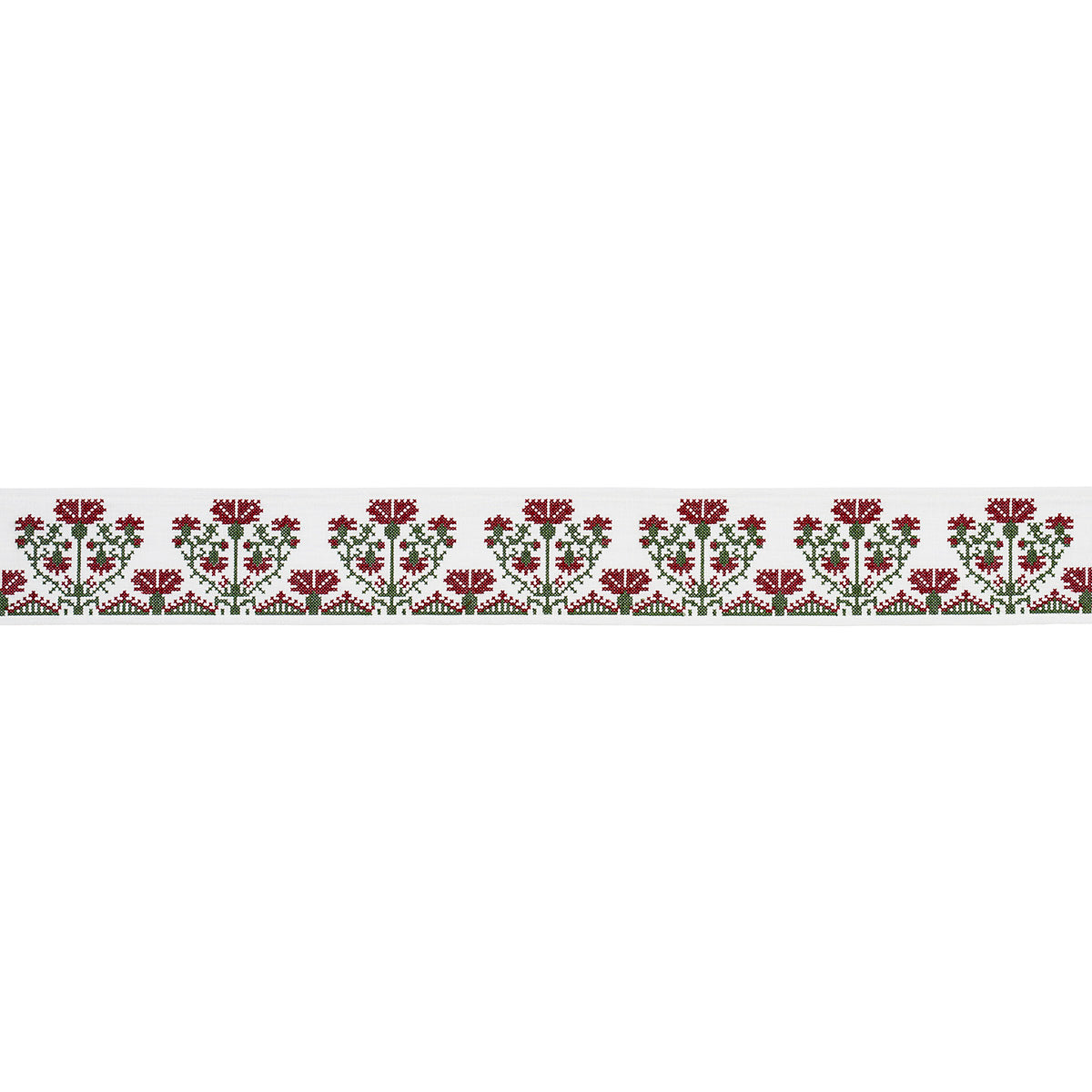CUSTIS-EMBROIDERED-TAPE-CLARET-SCHUMACHER-81660 - Schumacher Trim