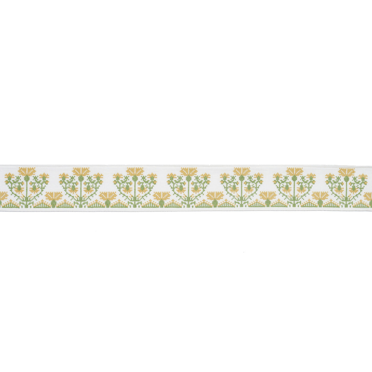 CUSTIS-EMBROIDERED-TAPE-MARIGOLD-SCHUMACHER-81663 - Schumacher Trim