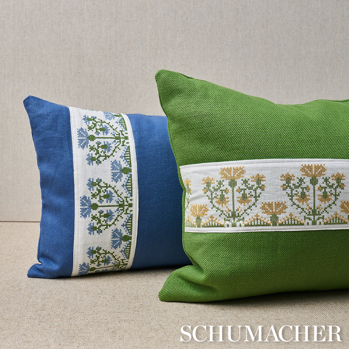 CUSTIS-EMBROIDERED-TAPE-MARIGOLD-SCHUMACHER-81663 - Schumacher Trim
