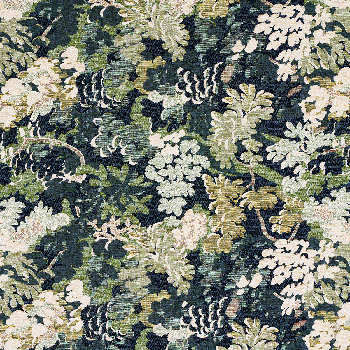 VERDURE-TAPESTRY-PEACOCK-SCHUMACHER-81850 - Schumacher Fabric