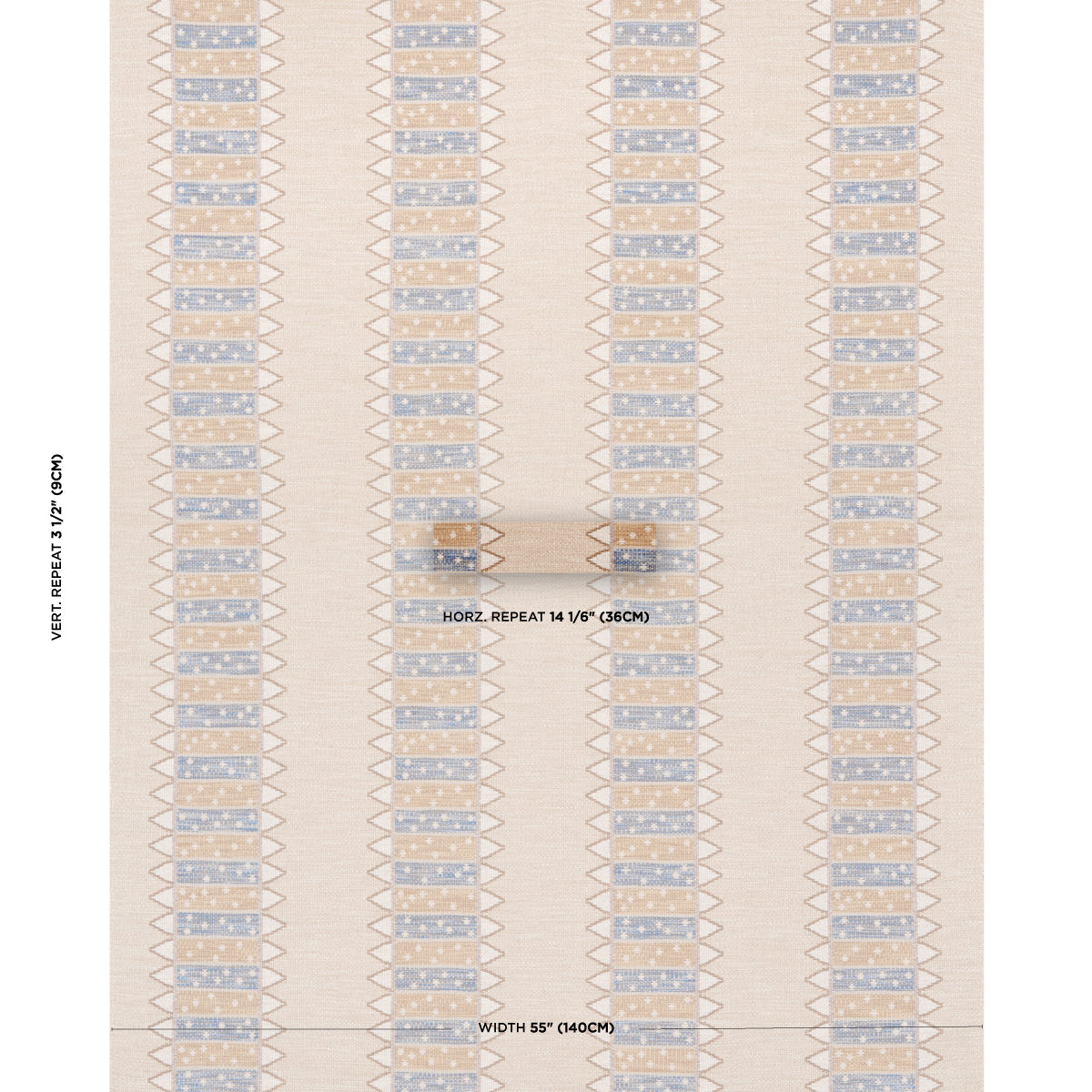 NOOR-KILIM-STRIPE-OCHRE-SCHUMACHER-81980 - Schumacher Fabric