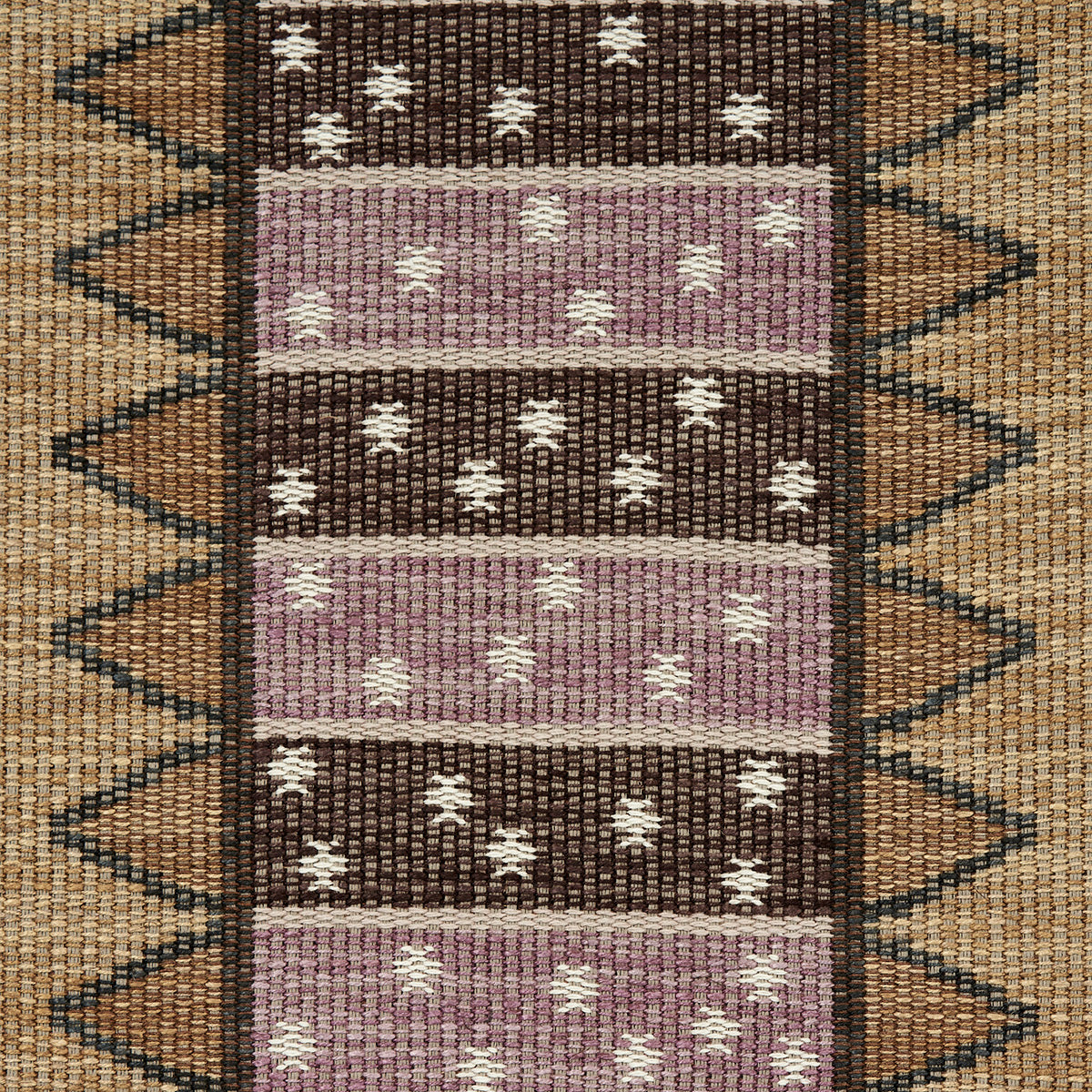 NOOR-KILIM-STRIPE-AUBERGINE-SCHUMACHER-81981 - Schumacher Fabric