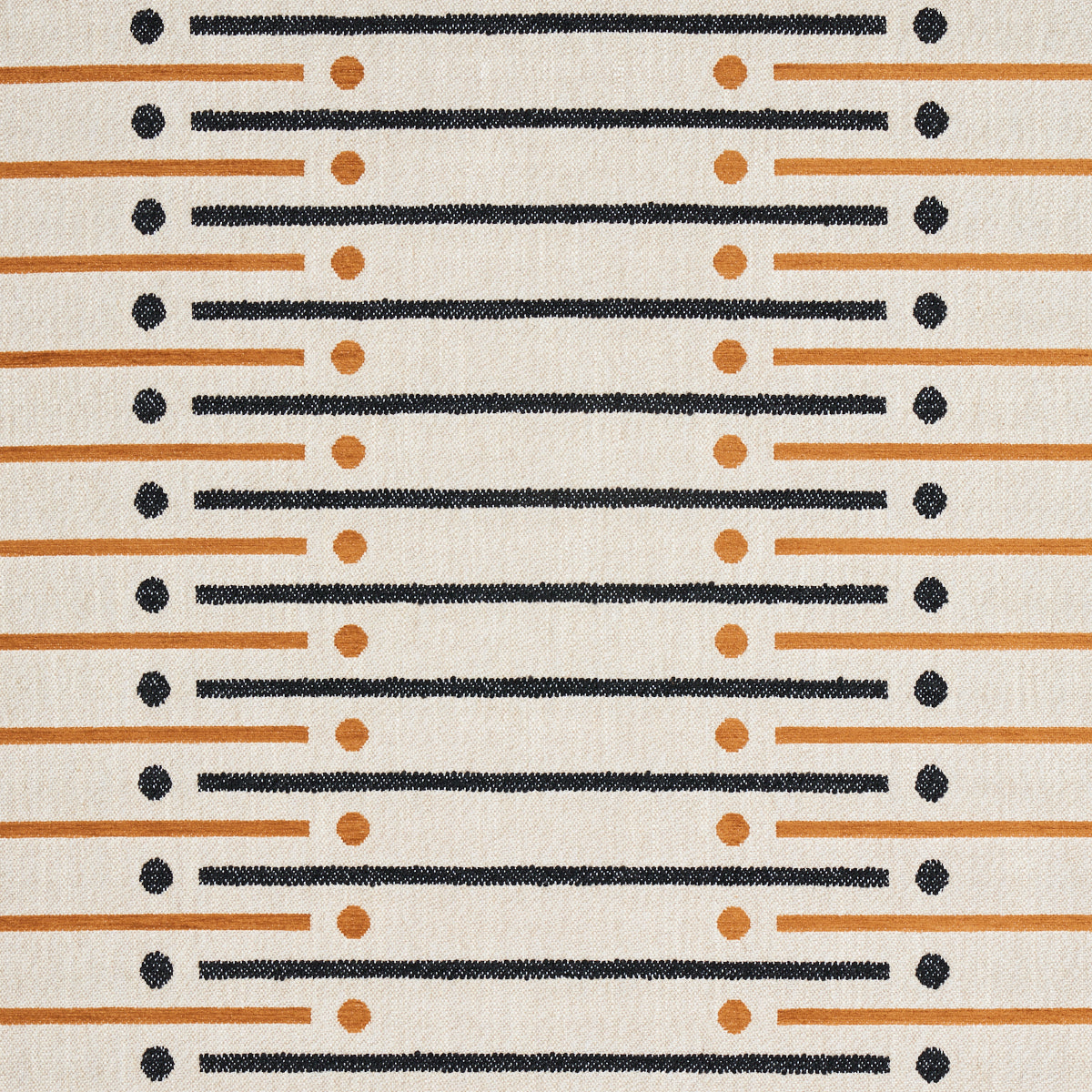 SERAPO-RUSTIC-WEAVE-CARBON-OCHRE-SCHUMACHER-82001 - Schumacher Fabric