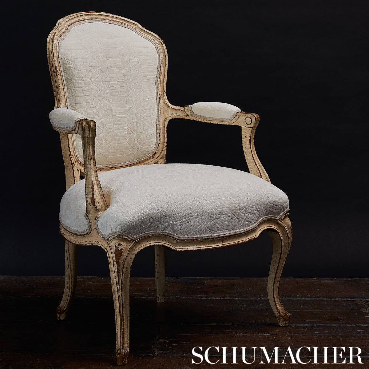 BIZANTINO-QUILTED-WEAVE-IVORY-SCHUMACHER-82021 - Schumacher Fabric