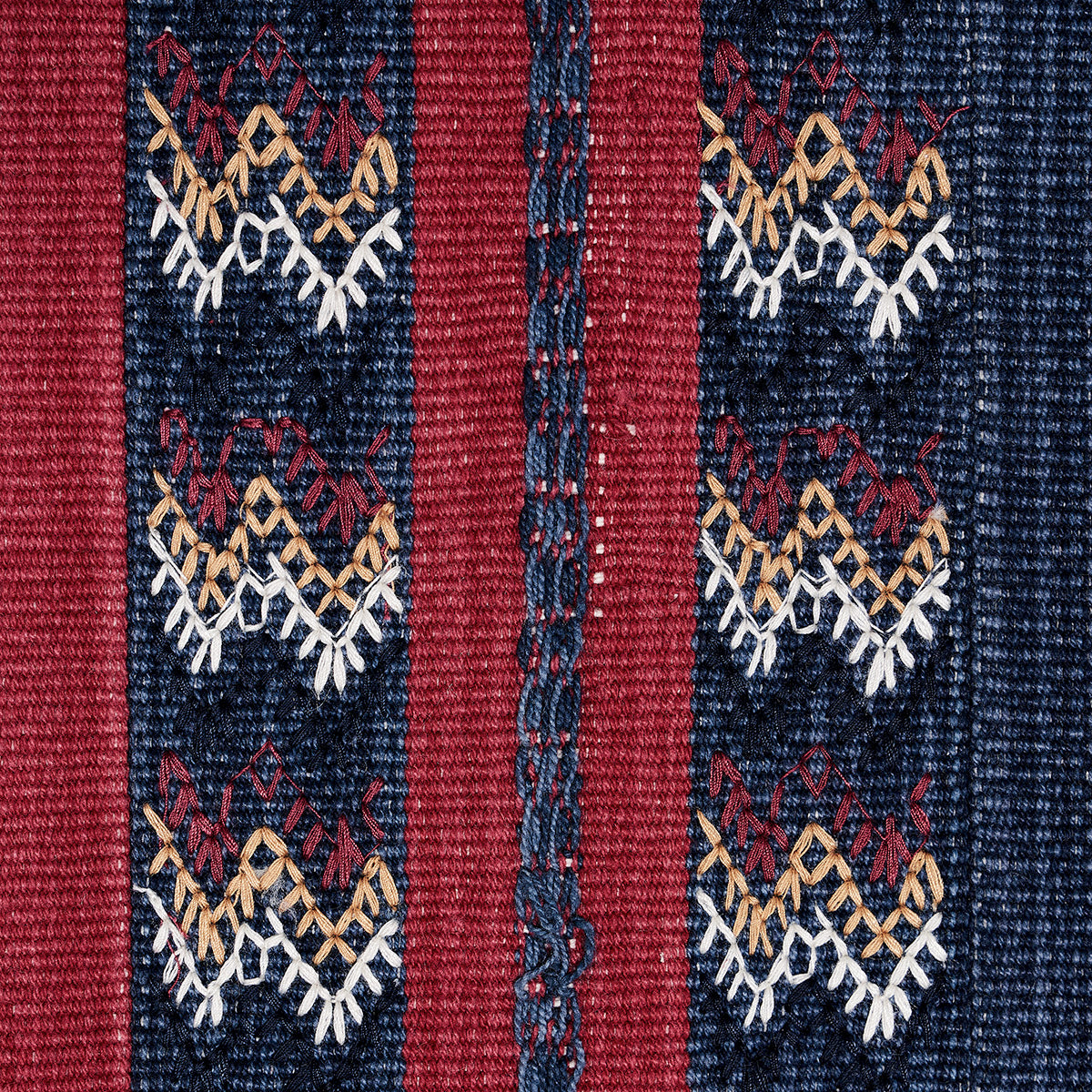 ARAVALI-PATCHWORK-CERISE-AND-INK-SCHUMACHER-82091 - Schumacher Fabric