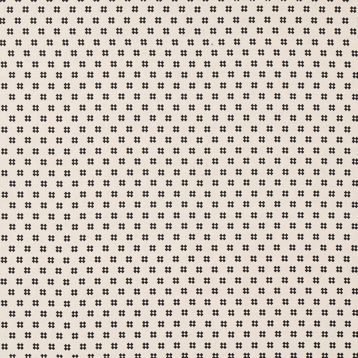 THANDIE-EMBROIDERY-CARBON-ON-NATURAL-SCHUMACHER-82120 - Schumacher Fabric