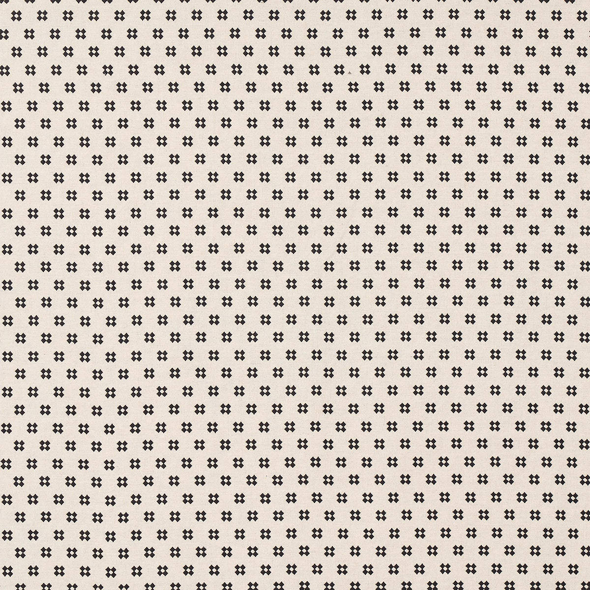 Thandie Embroidery - Carbon On Natural - Schumacher 82120 Fabric - Schumacher Fabric
