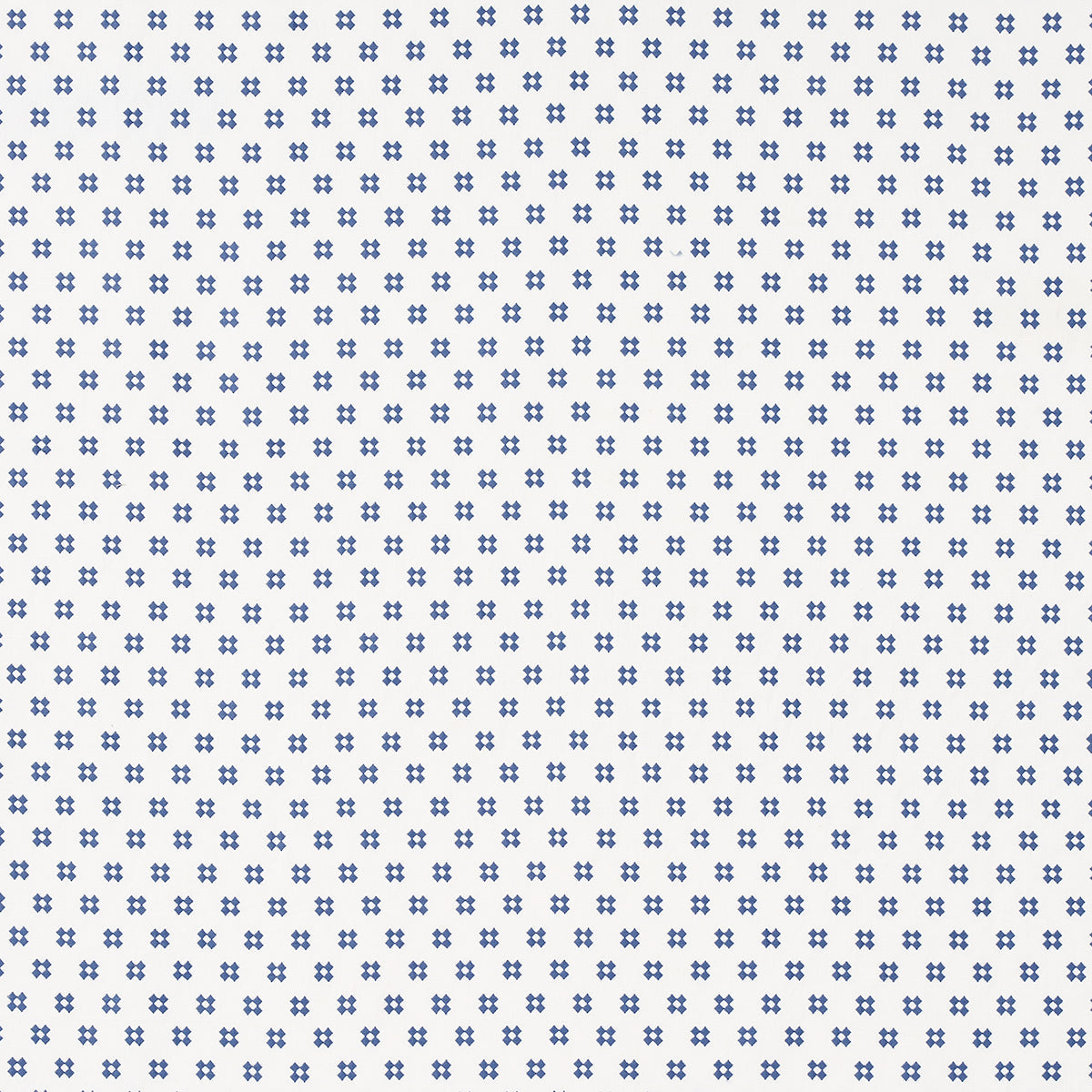 Thandie Embroidery - Blue On Ivory - Schumacher 82121 Fabric - Schumacher Fabric