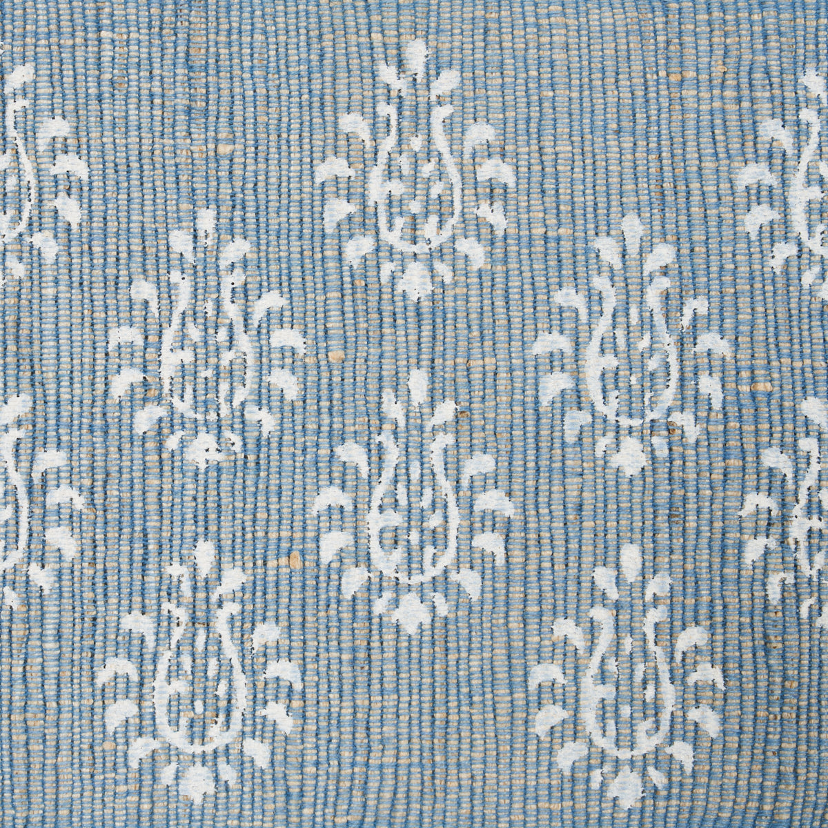 LEILA-HAND-BLOCK-MATKA-TAPE-CHAMBRAY-SCHUMACHER-82132 - Schumacher Trim