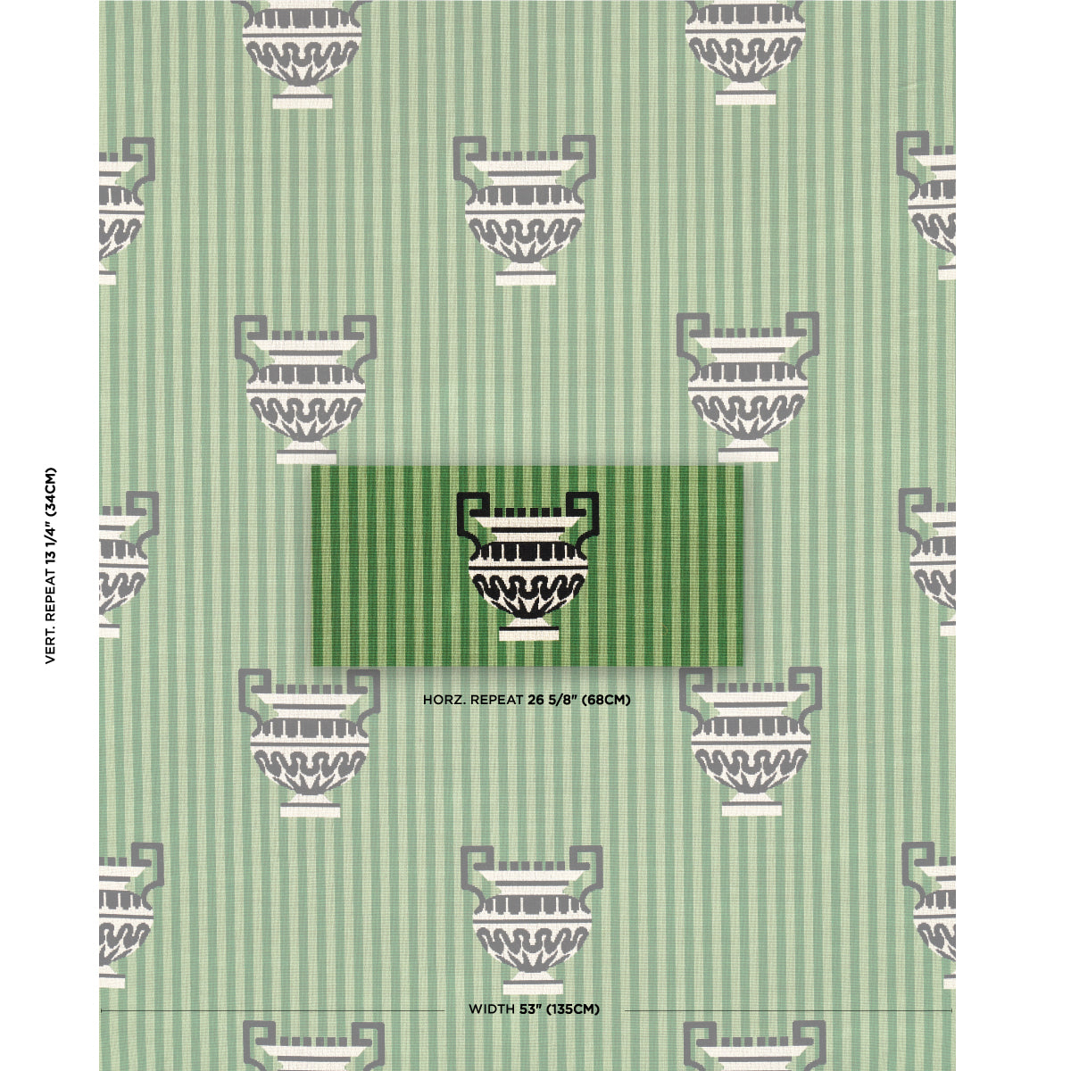 CLERMONT-PINGL-GREEN-SCHUMACHER-82140 - Schumacher Fabric