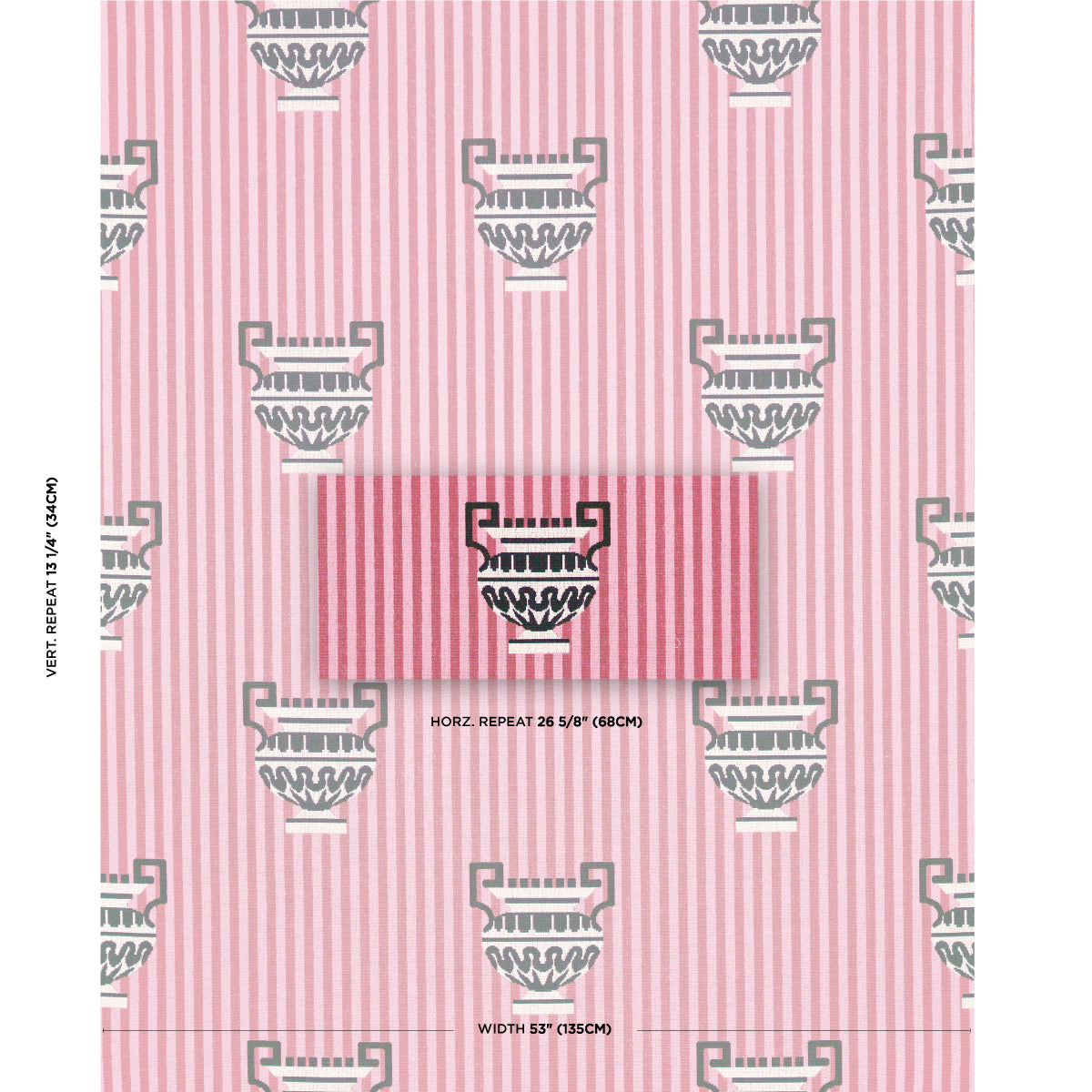 CLERMONT-PINGL-PINK-SCHUMACHER-82142 - Schumacher Fabric