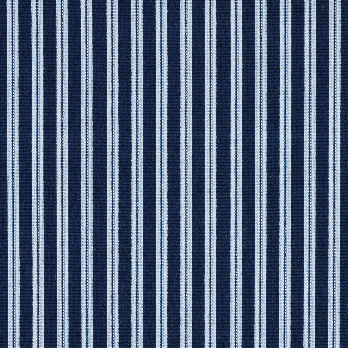 BENSON-STRIPE-PINGL-NAVY-SCHUMACHER-82180 - Schumacher Fabric