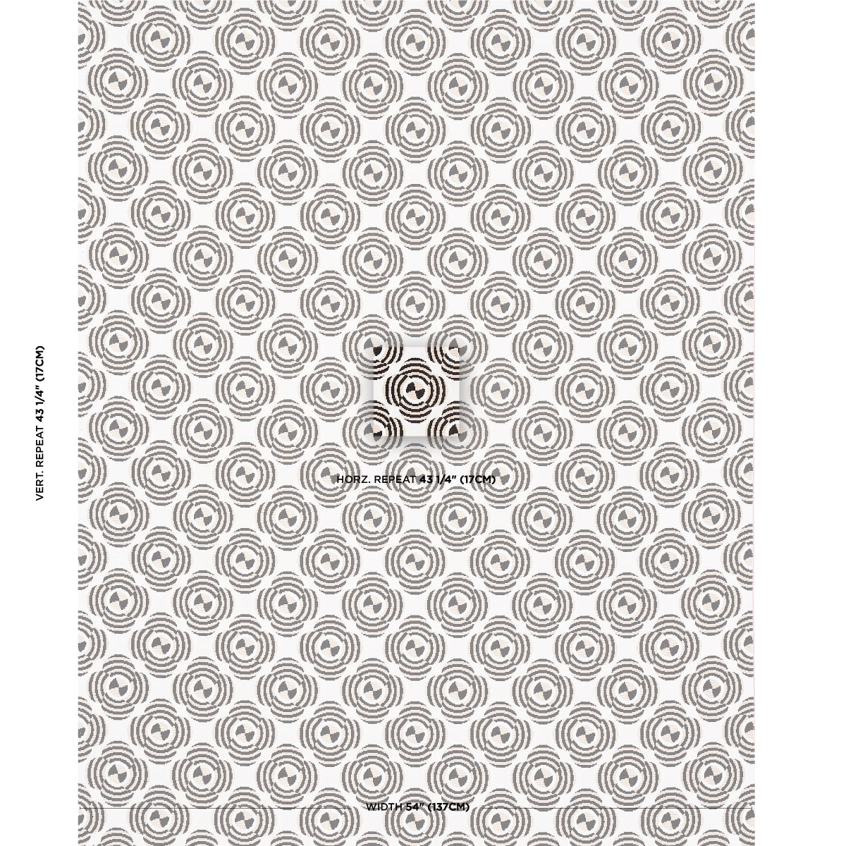 LE-MODERNE-CUT-VELVET-NEUTRAL-SCHUMACHER-82261 - Schumacher Fabric