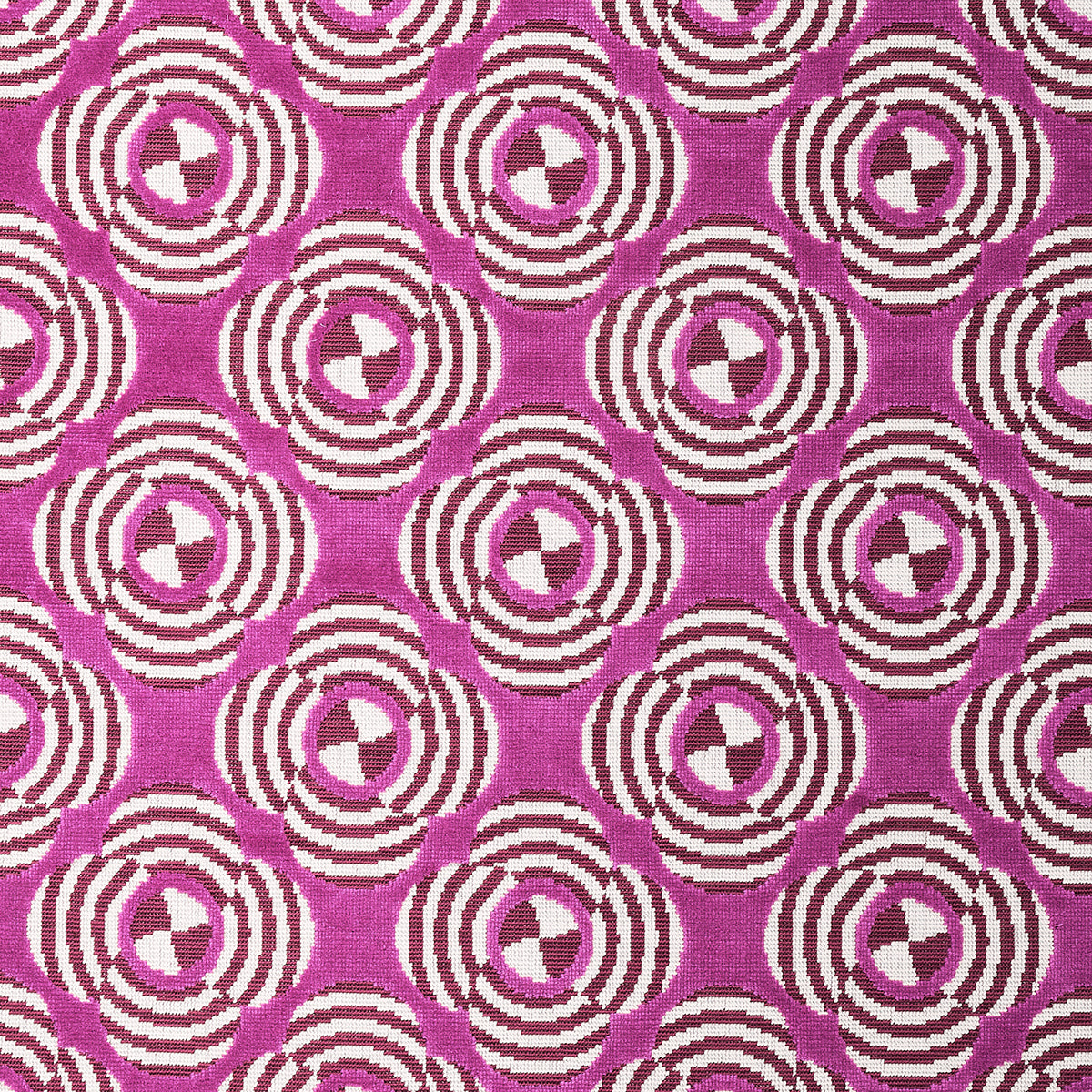 LE-MODERNE-CUT-VELVET-MAGENTA-SCHUMACHER-82262 - Schumacher Fabric