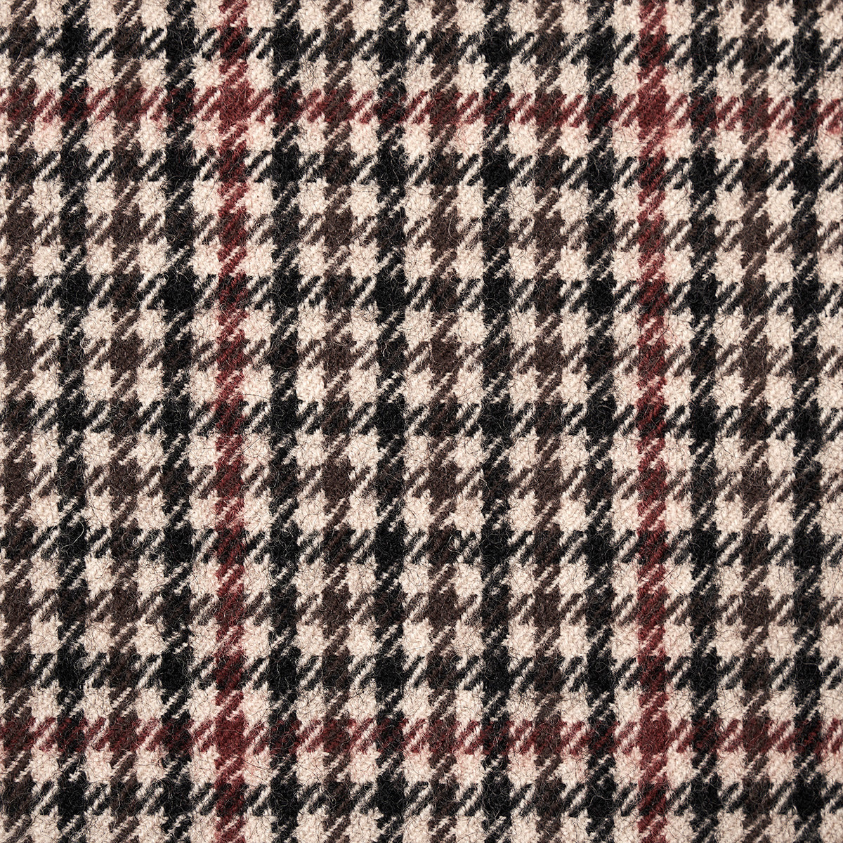 ALDRIDGE-WOOL-HOUNDSTOOTH-BROWN-SCHUMACHER-82330 - Schumacher Fabric