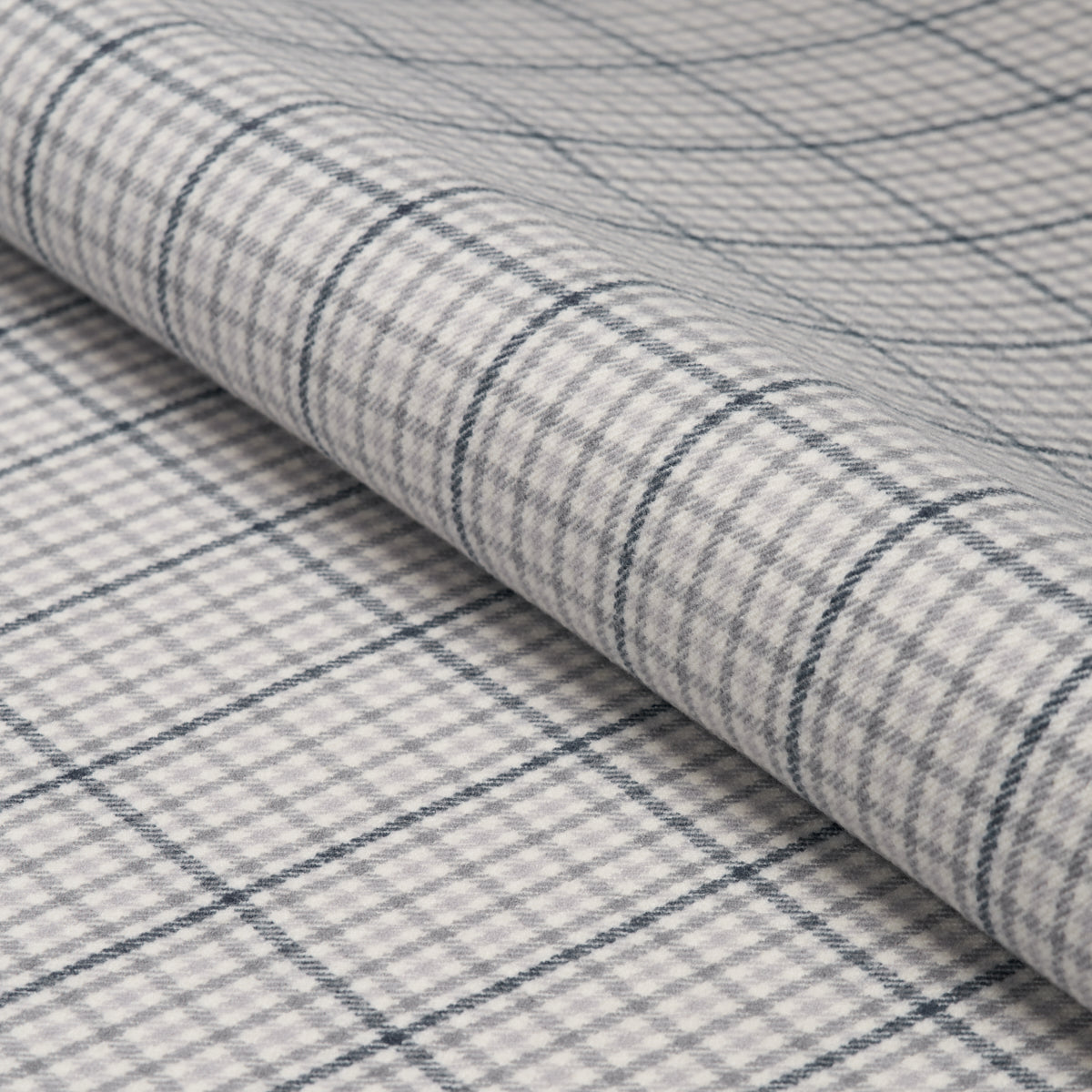 Aldridge Wool Houndstooth - Grey - Schumacher 82331 Fabric - Schumacher Fabric