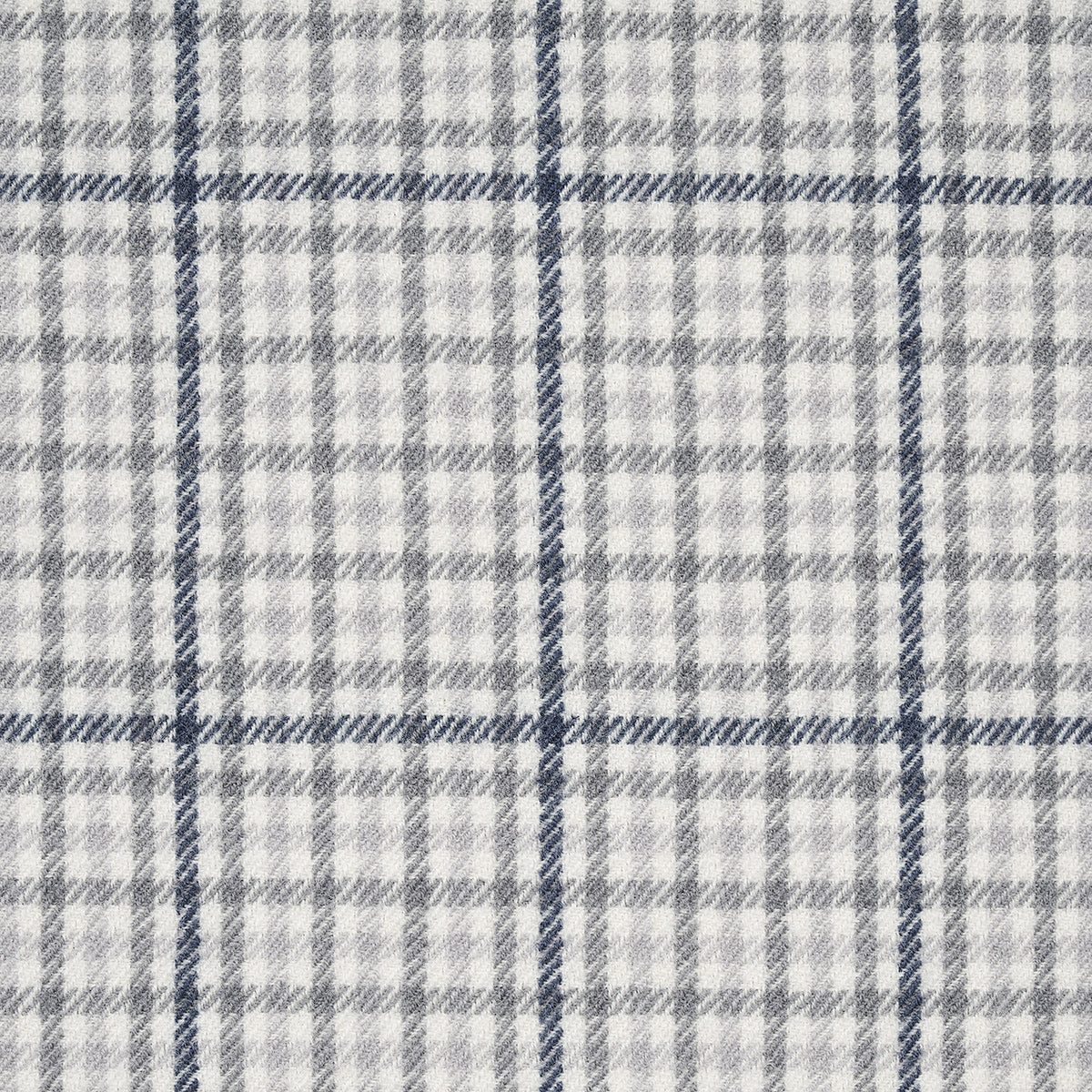 ALDRIDGE-WOOL-HOUNDSTOOTH-GREY-SCHUMACHER-82331 - Schumacher Fabric