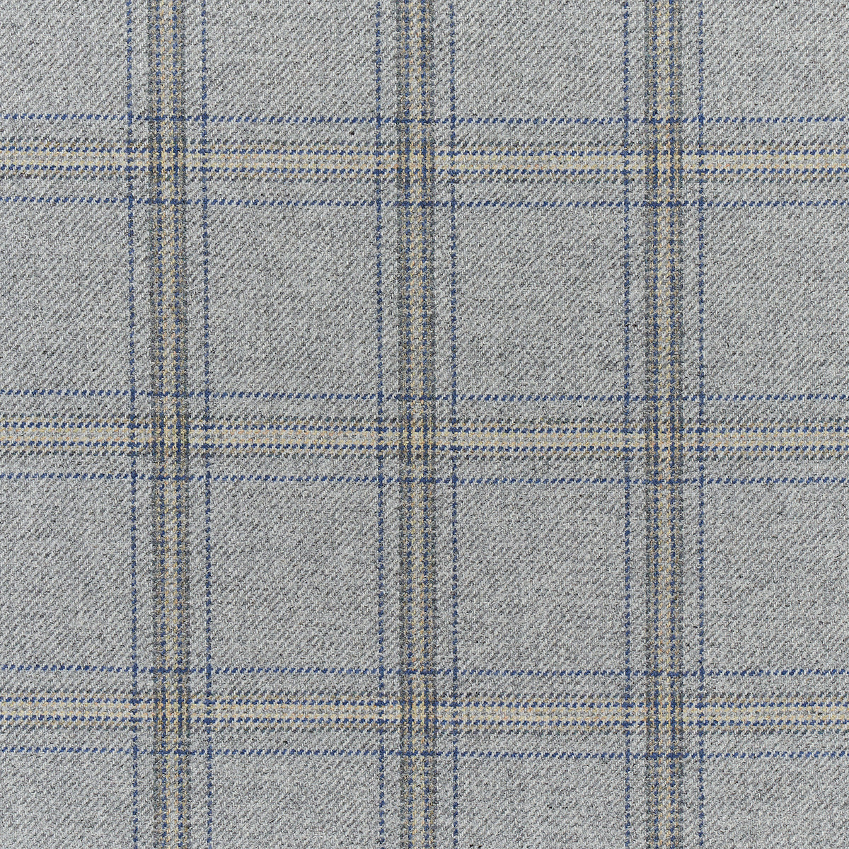 BLACKBURN-MERINO-PLAID-GREY-SCHUMACHER-82342 - Schumacher Fabric